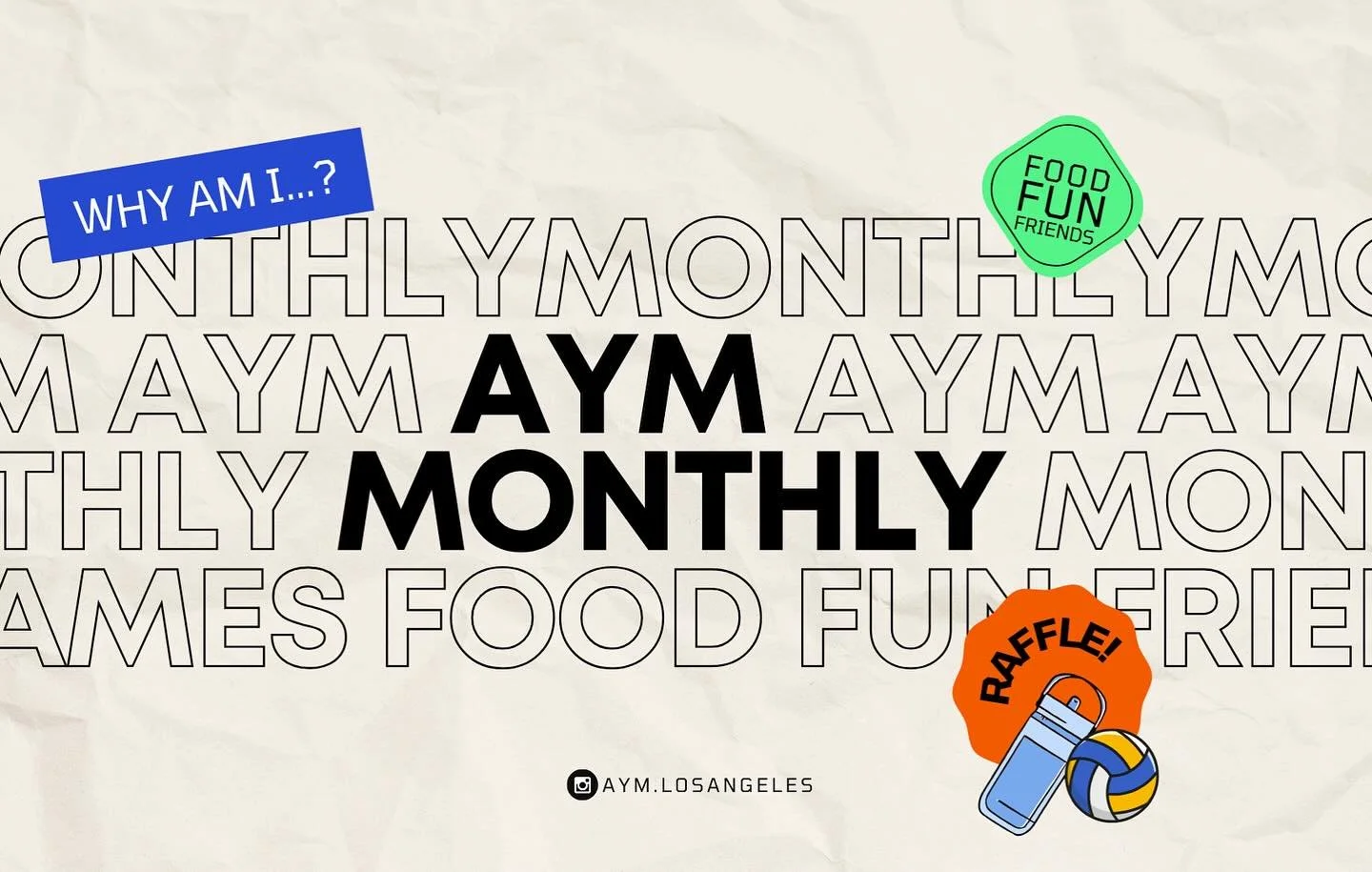 🔥It&rsquo;s GO time! AYM Monthly is here and it&rsquo;s gonna be EPIC!!✨ Games, food, raffle prizes and starting up vibes 🏆🍧🎉 Pull up, bring a friend, and let&rsquo;s make some memories. You don&rsquo;t wanna miss this! 

🗓️ Date: 28 September 2