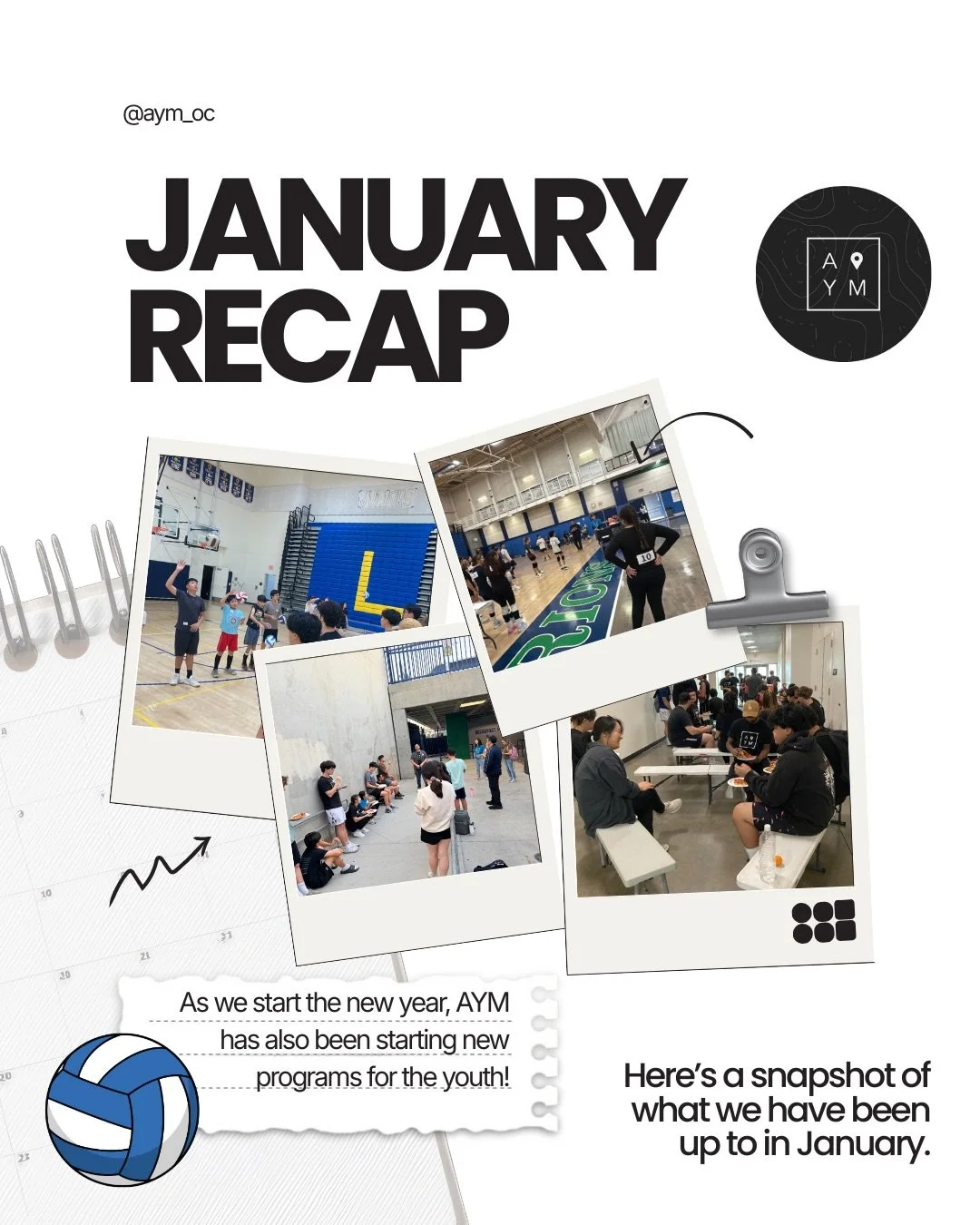 january was one for the books. 🏐

from our middle school clinic to kicking off AVL, it&rsquo;s been so fun seeing everyone grow in skill, confidence, and love for the game.

we&rsquo;re just getting started - join us this February for more clinics, 