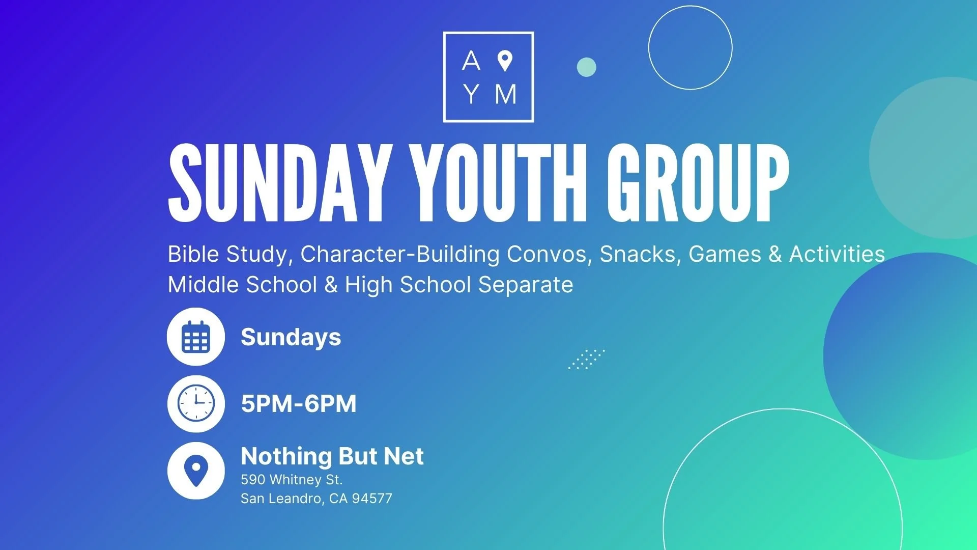 Sunday Youth Group