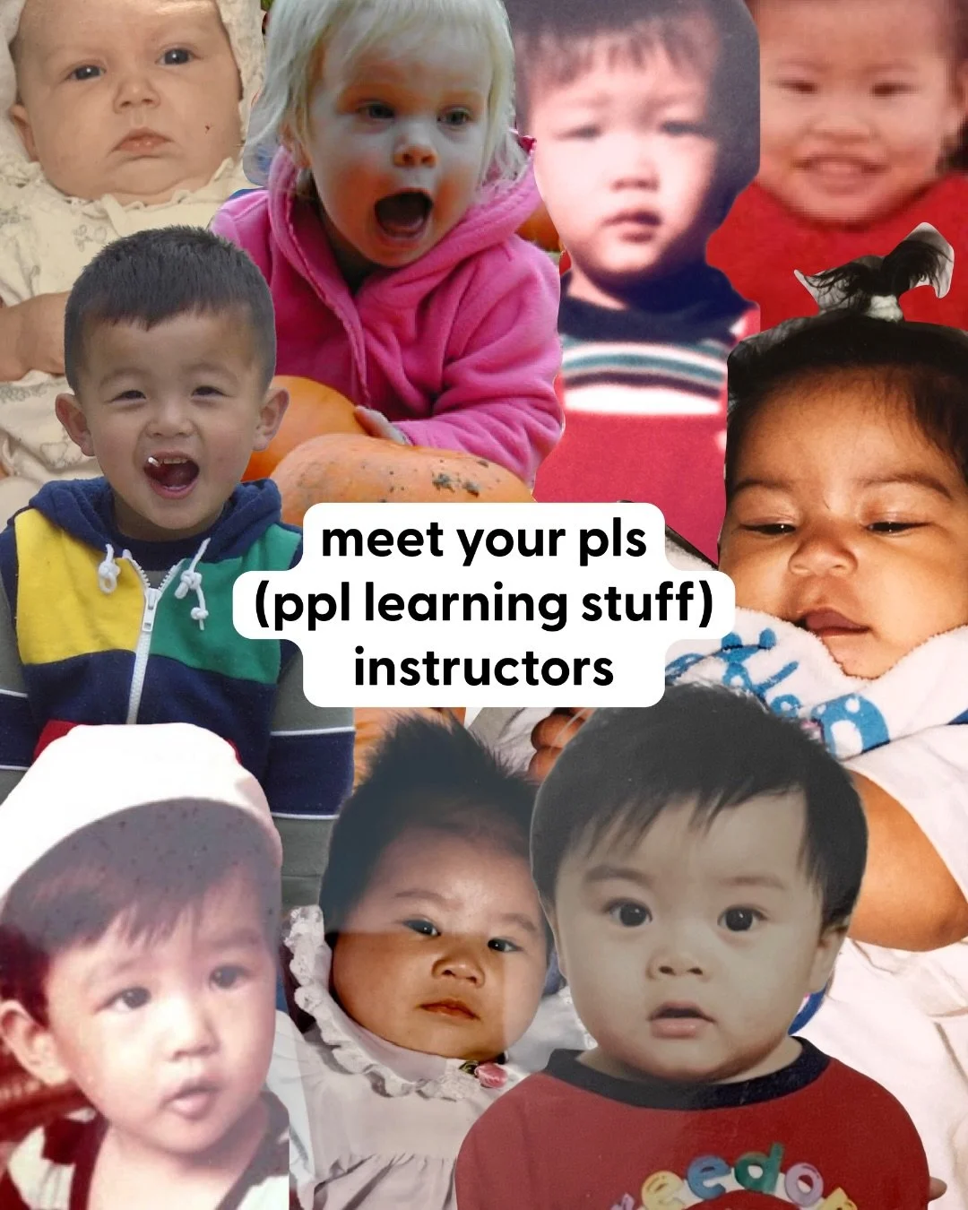 this is who&hellip; 👀 guess who&rsquo;s who!

☕🥊🎸🎤 - baby photo edition

come see them tomorrow! 👋

#AYMOC #workshops #middleschool #highschool #youth