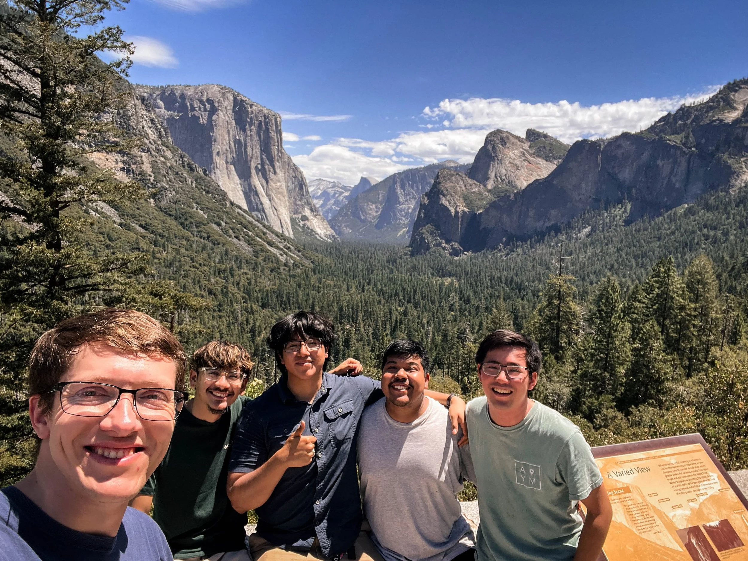before one of our students starts college this fall, we made sure he wouldn&rsquo;t be walking in alone. 

we stopped at Sequoia and Yosemite National Parks along the way, then introduced him to some of our fellow mentors and friends already out ther