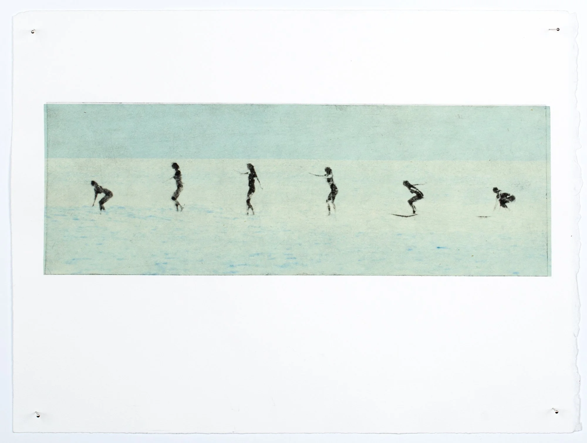 photopolymer intaglio + chine collé