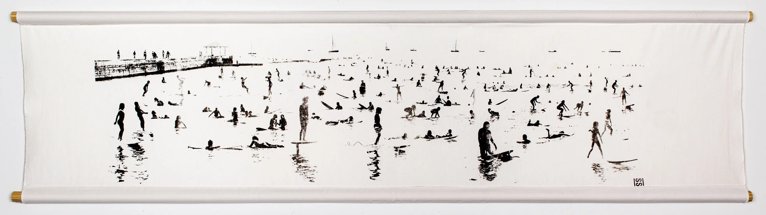 Waikiki Surf
2020
Ink transfer on fabric
72” x 20”