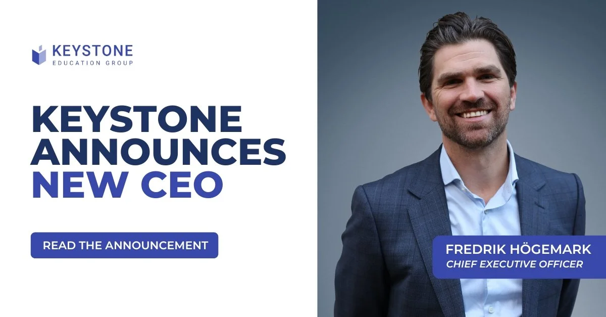 Keystone Education Group has announced today that Fredrik Högemark has
