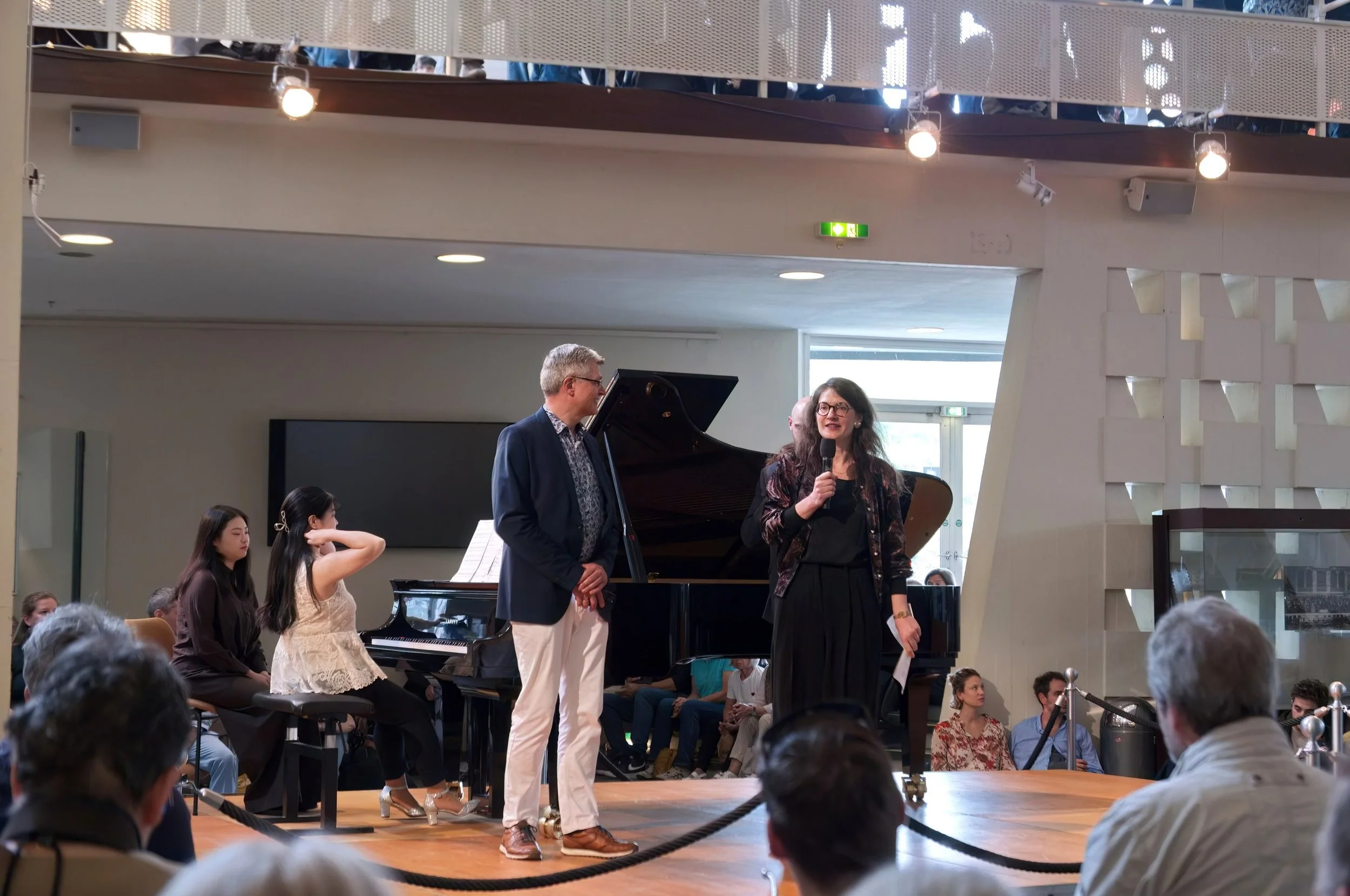 Memories of June 3: a varied, cheerful lunch concert in the packed foyer of the Philharmonie in front of an appreciative, well mixed audience. Congratulations to all the students involved and to my esteemed colleagues at @hmt_rostock_gesang _gesang w