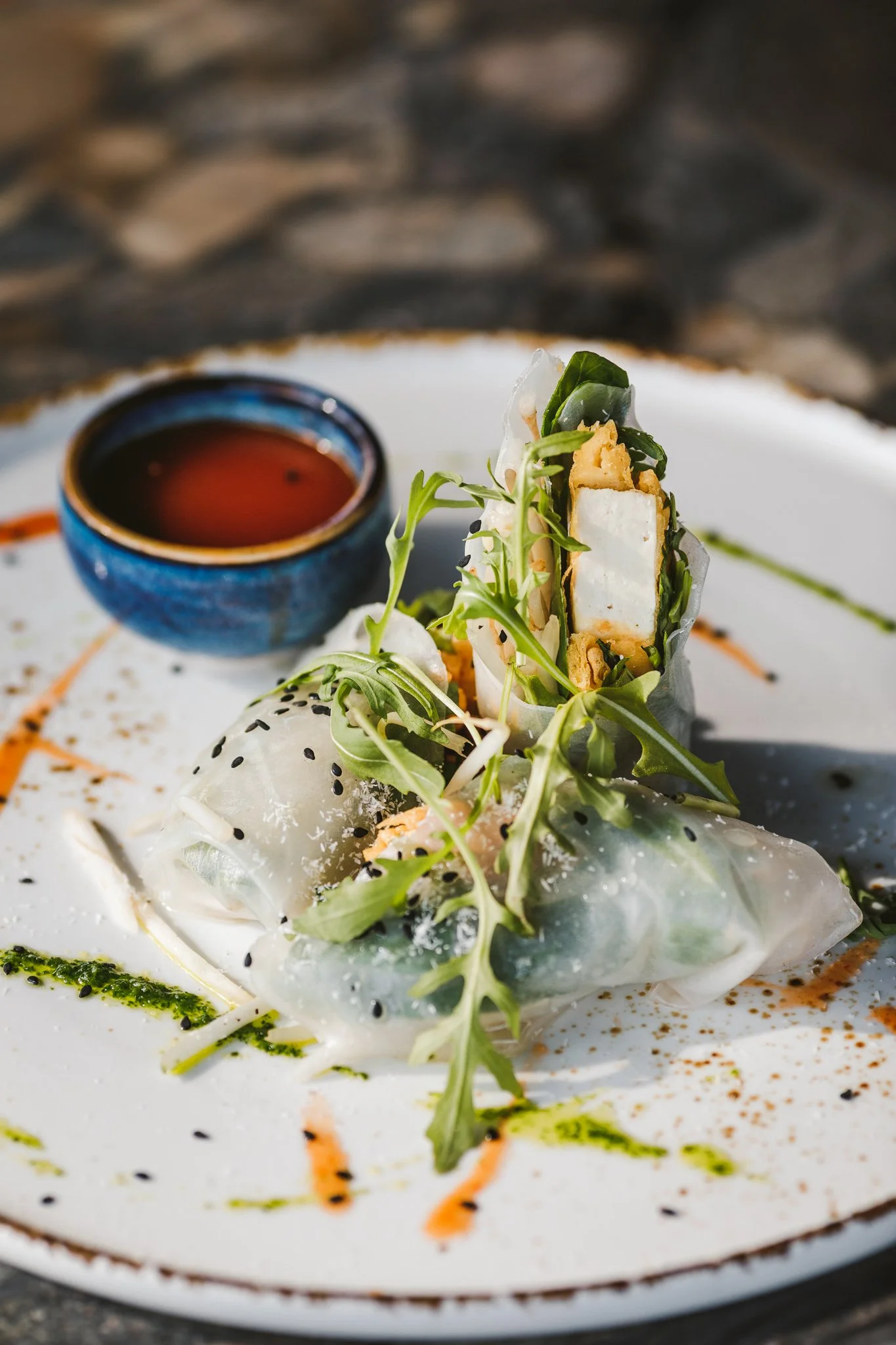 spring rolls z tofu
