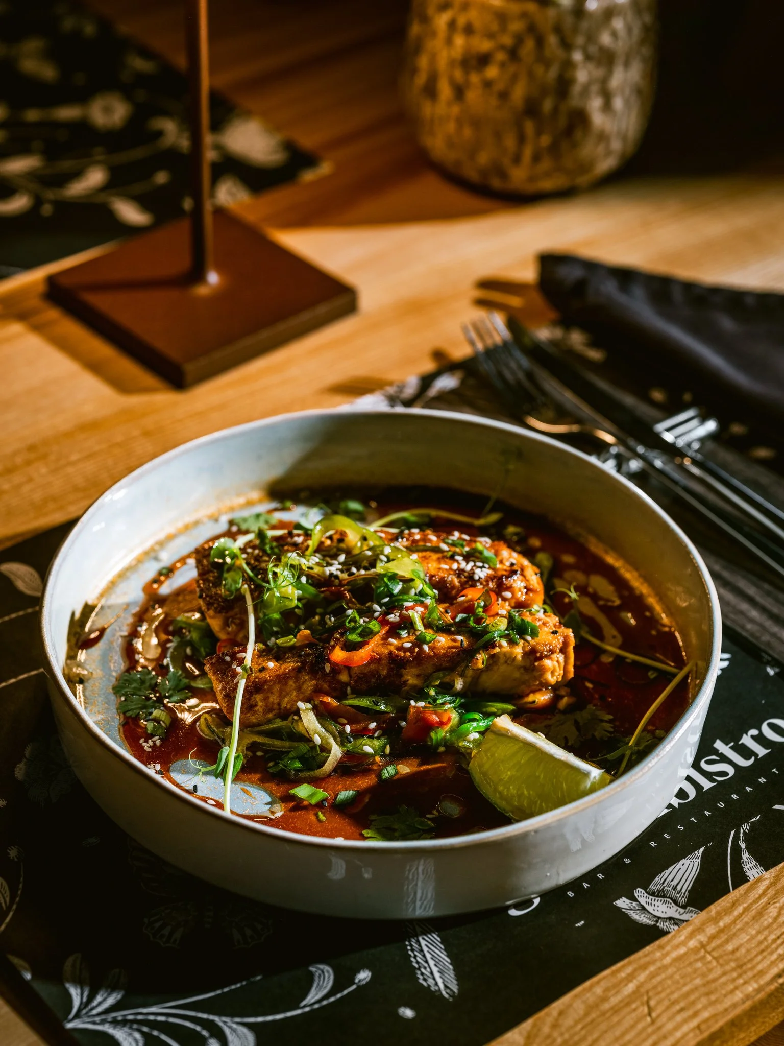 smażone tofu w teriyaki