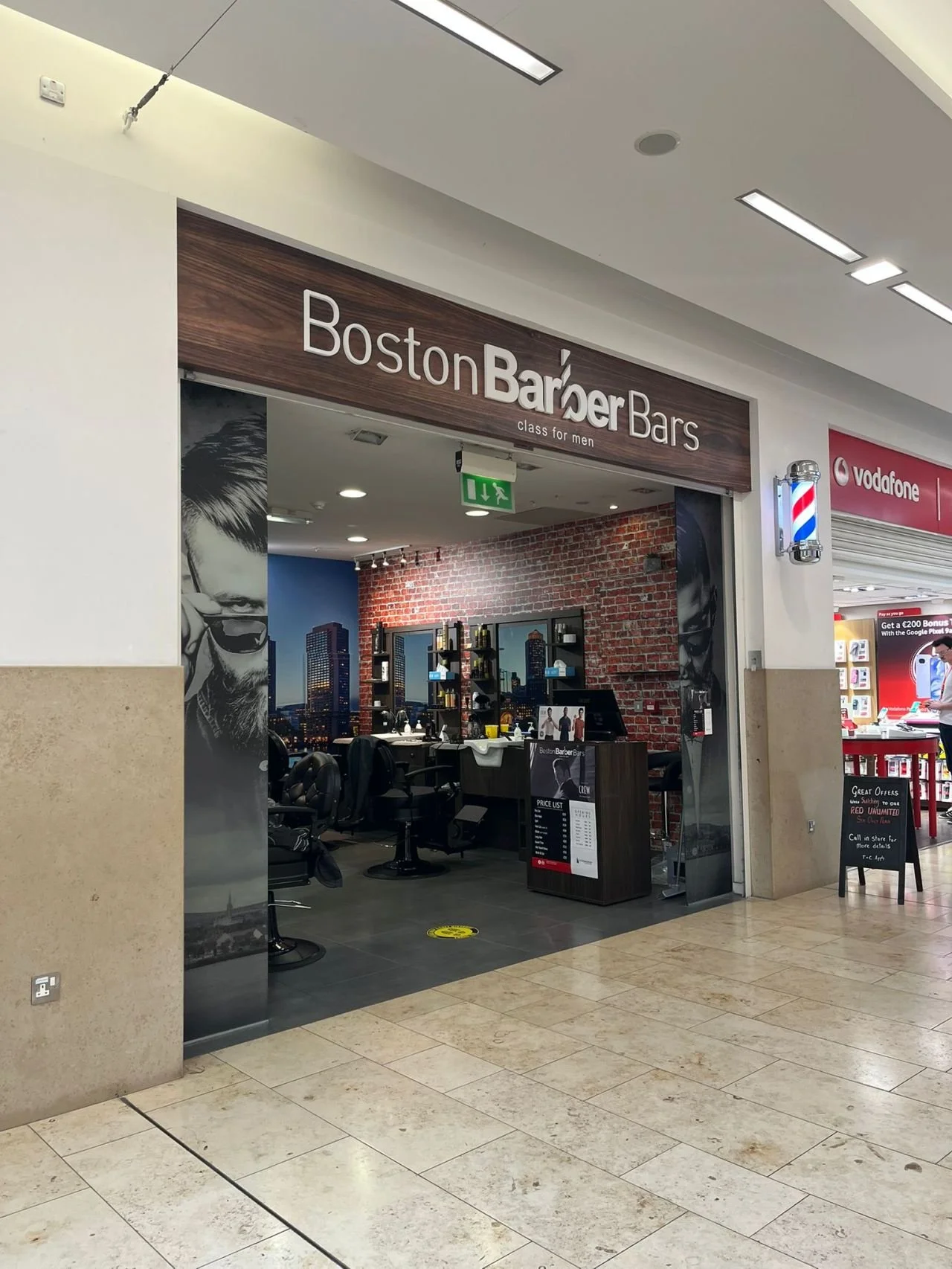 “Boston Barber Bars" has opened their doors in Bridgewater Shopping Centre