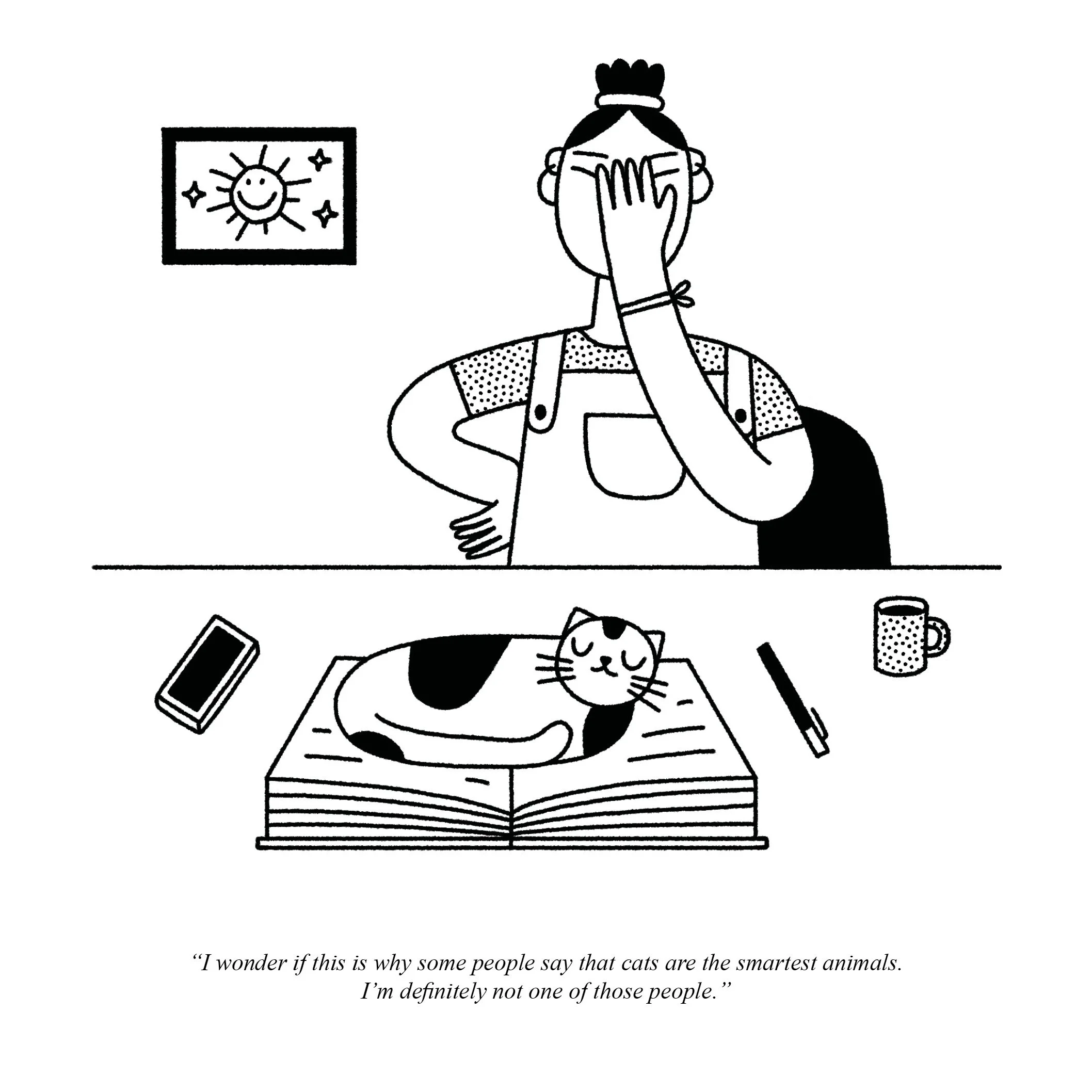 From my 2026 calendar "Me, my books and I"