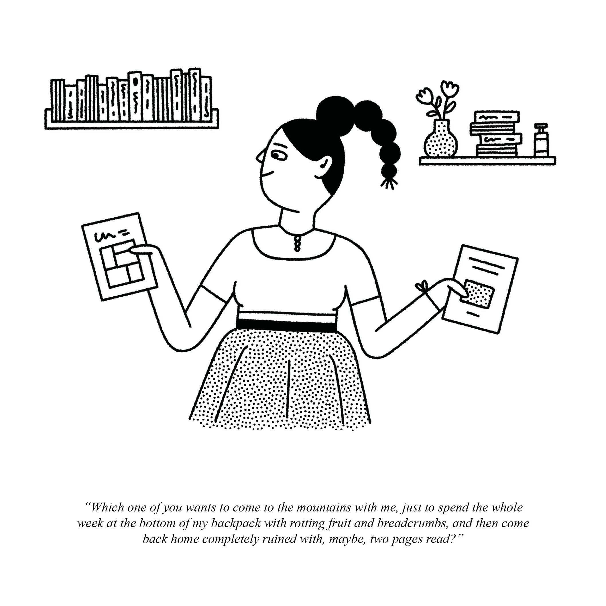 From my 2026 calendar "Me, my books and I"