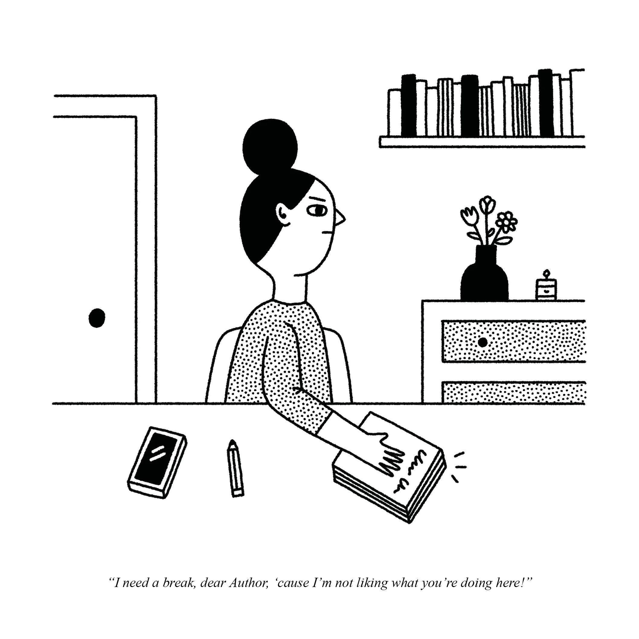 From my 2026 calendar "Me, my books and I"
