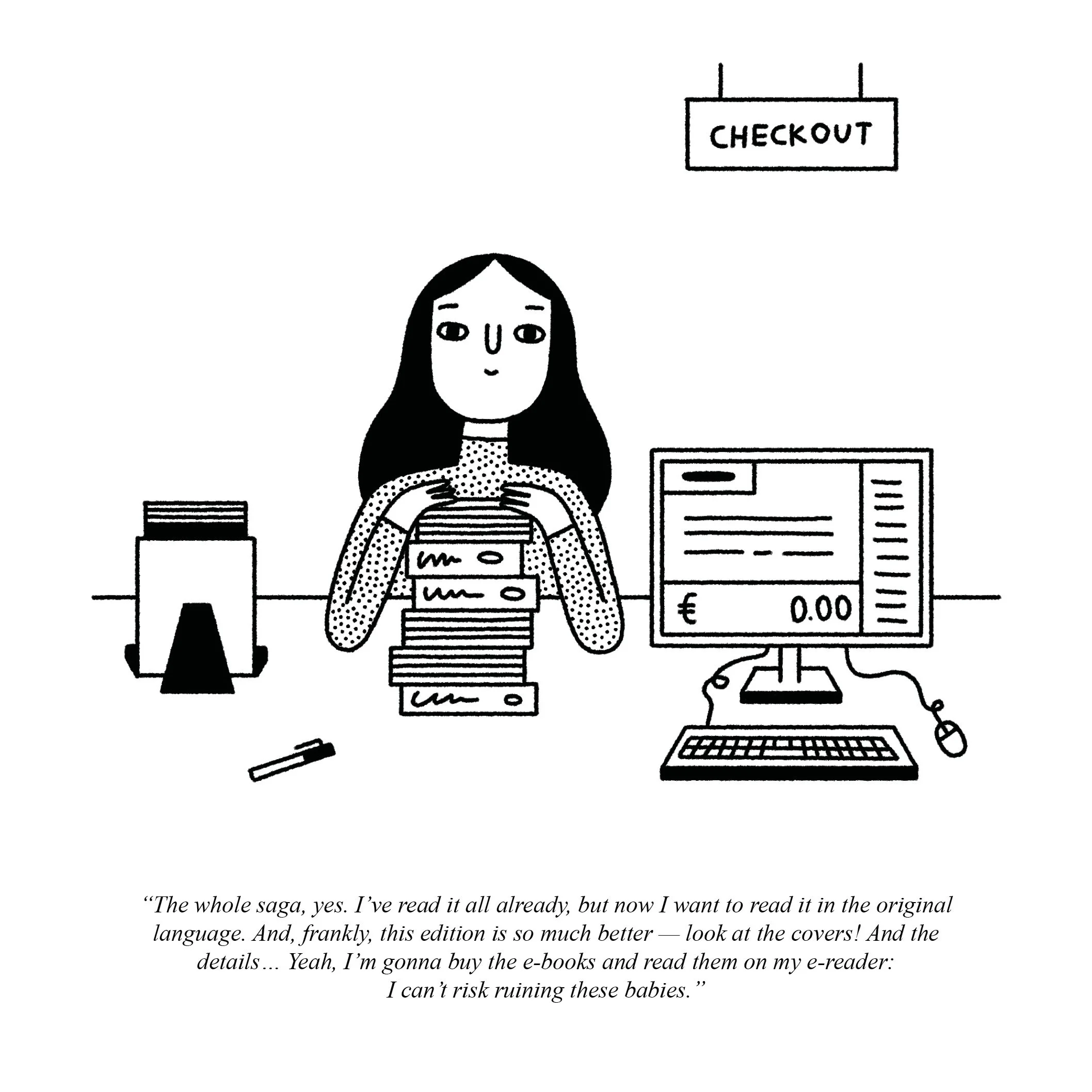 From my 2026 calendar "Me, my books and I"