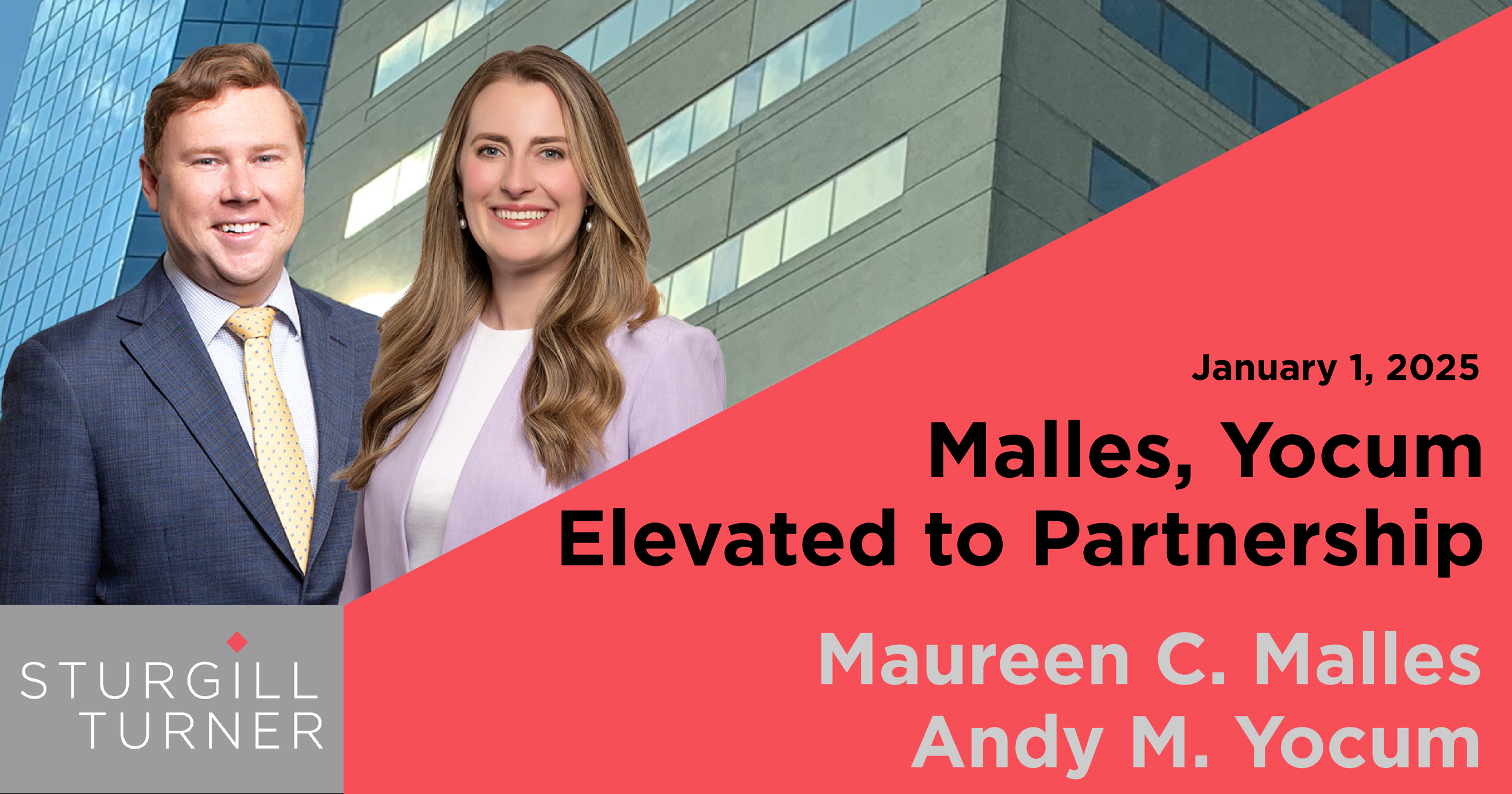 Malles, Yocum Elevated to Partnership