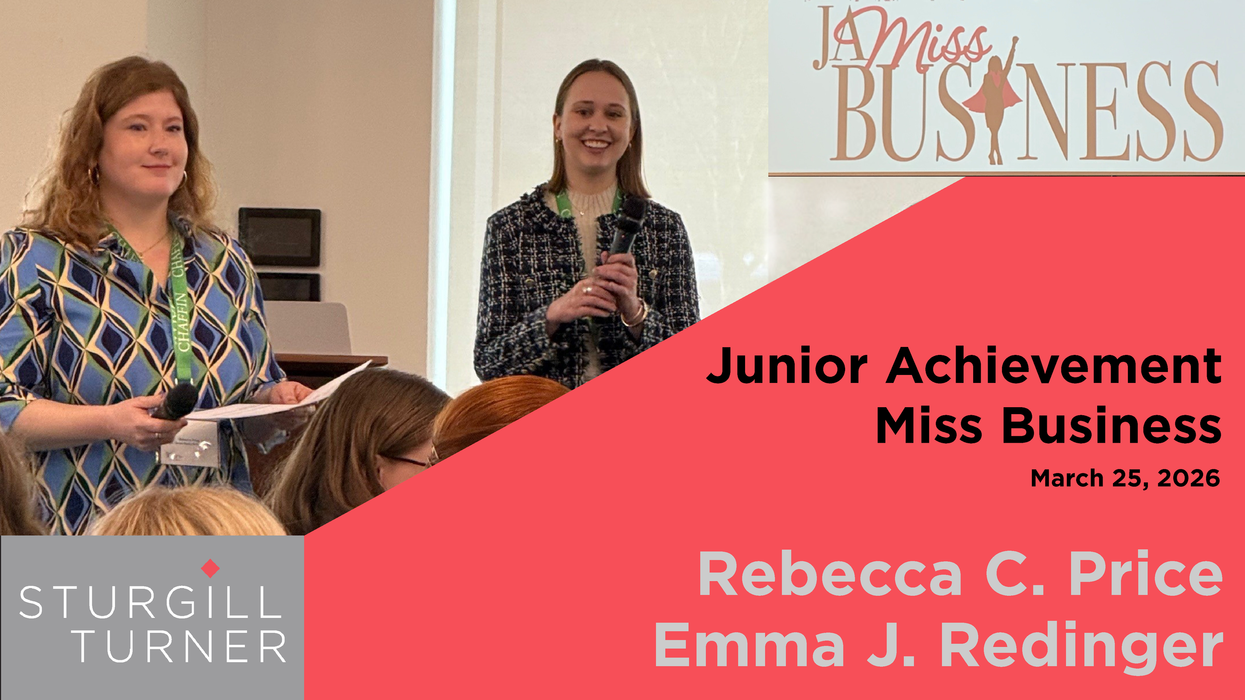 Attorneys Present at Junior Achievement Miss Business