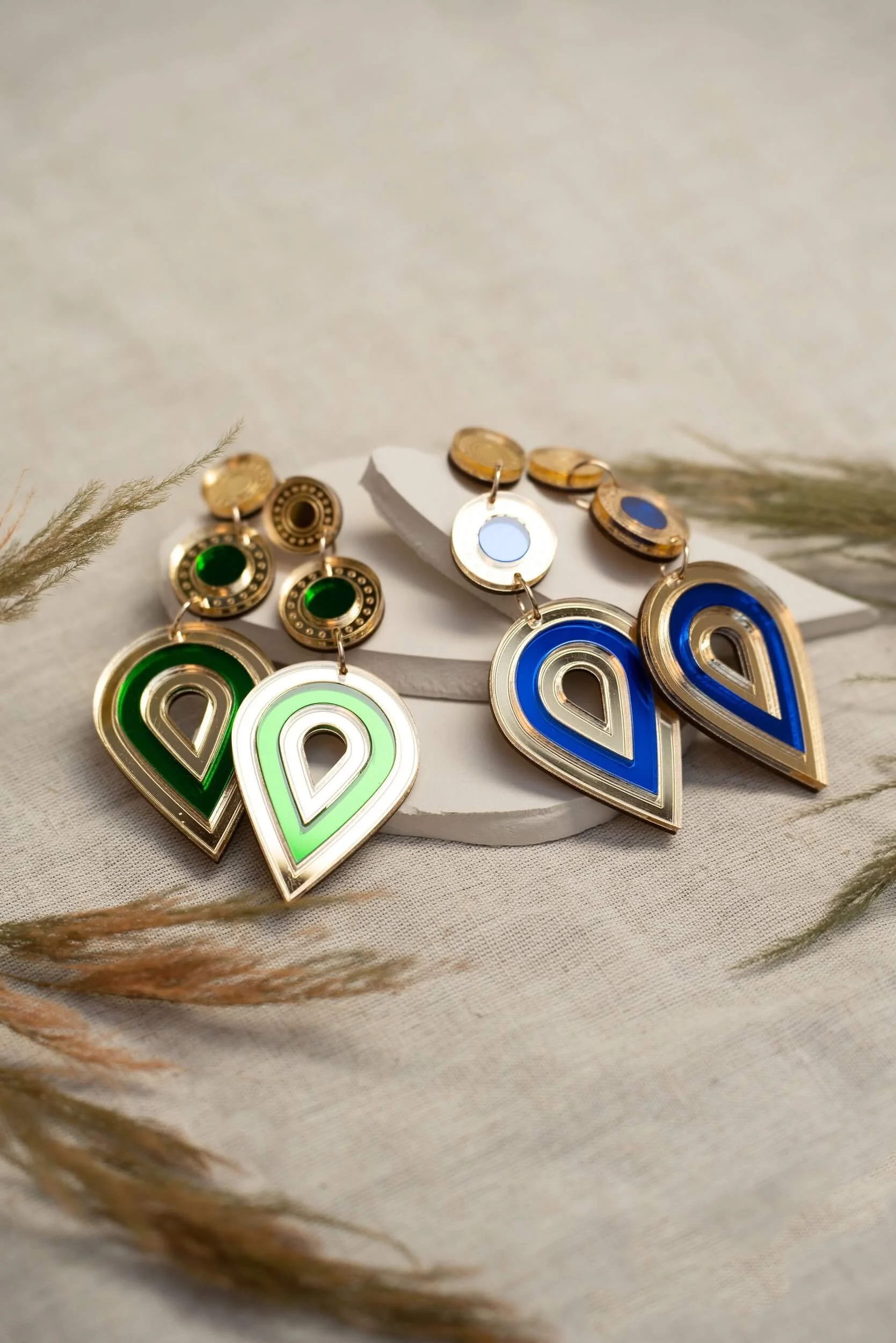 Teardrop Statement Earrings