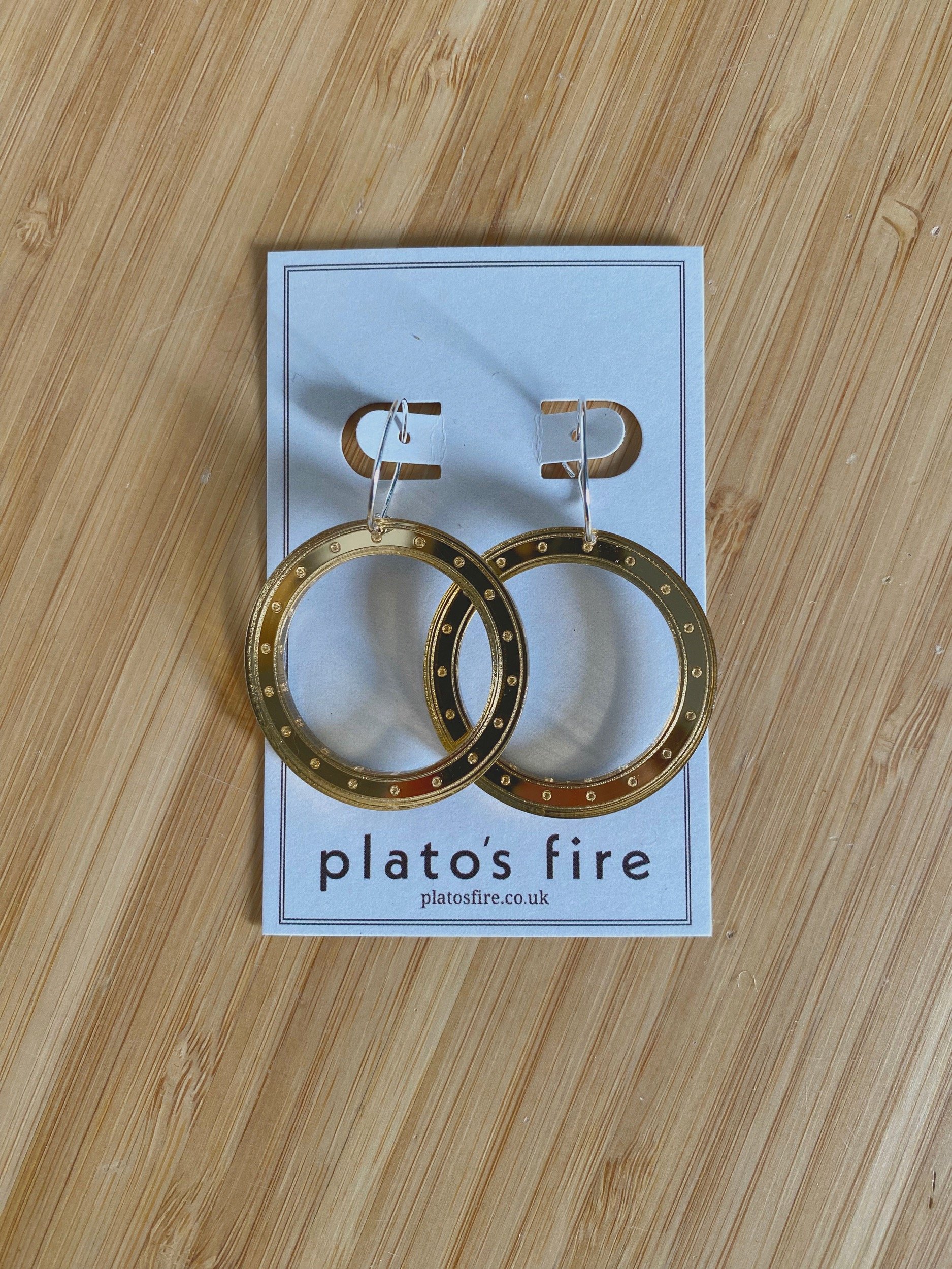 SAMPLE SALE midi disc hoops