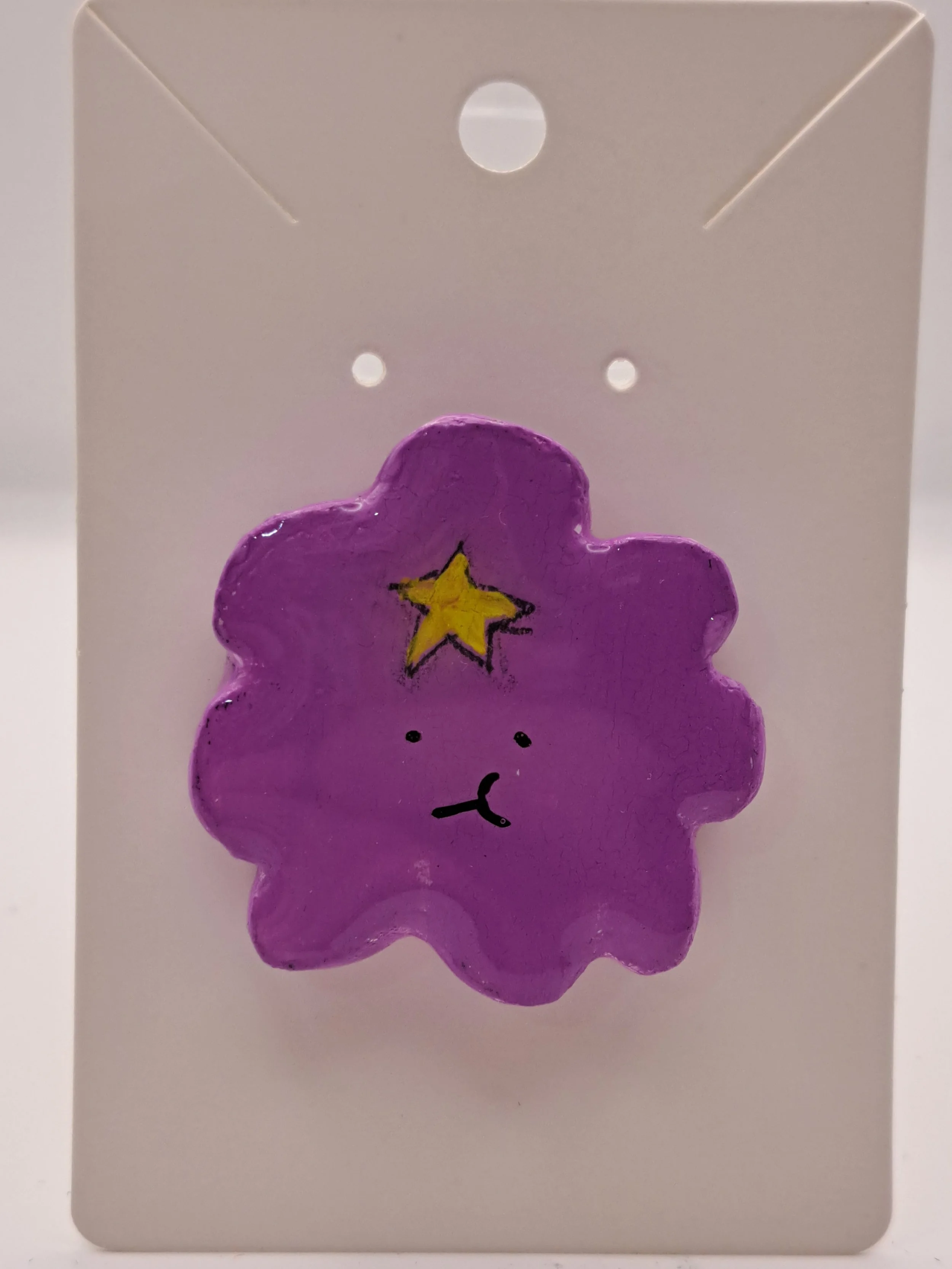 Enchanting Space Princess Magnet - Purple