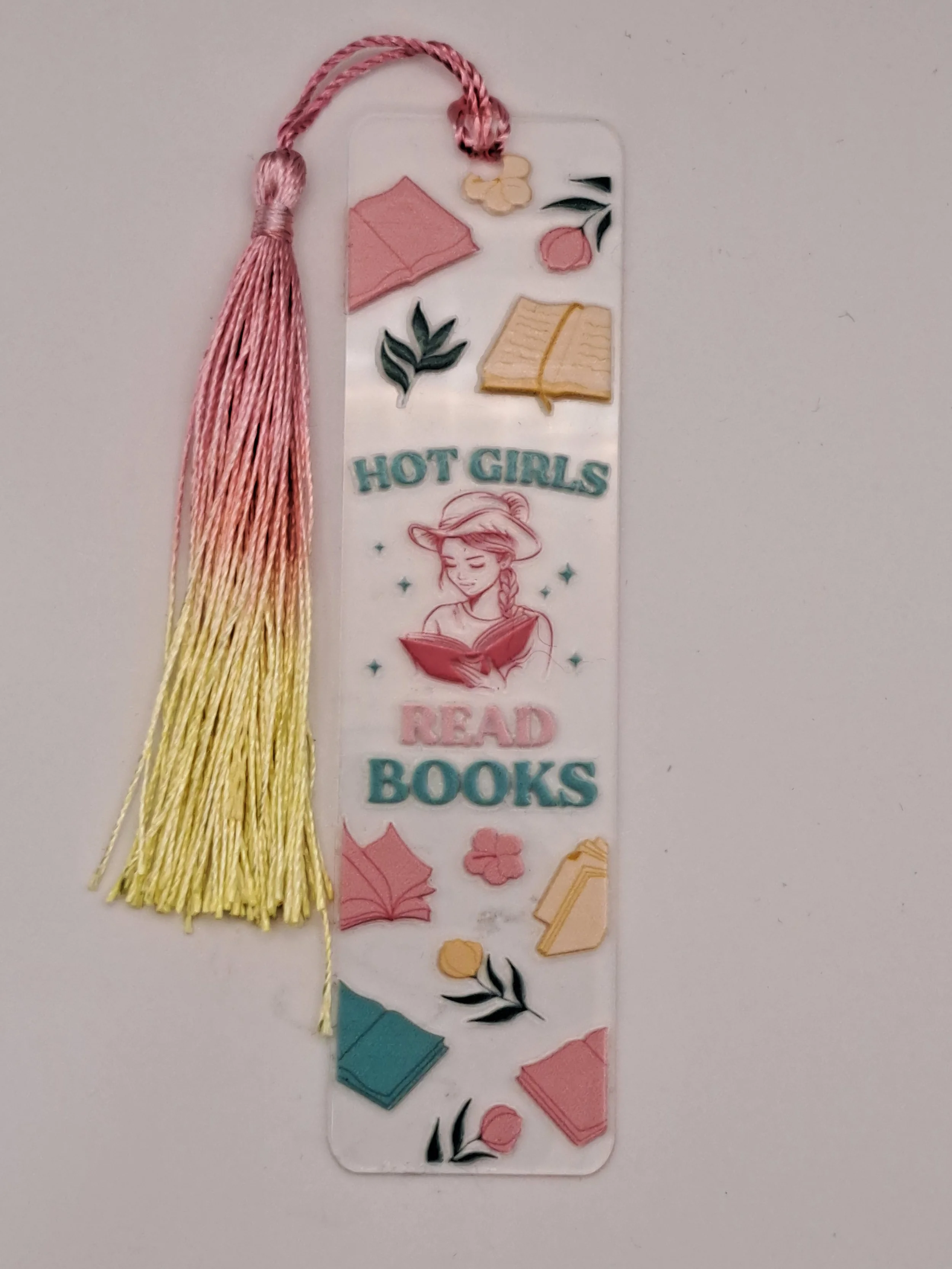 'Hot Girls Read Books' Bookmark