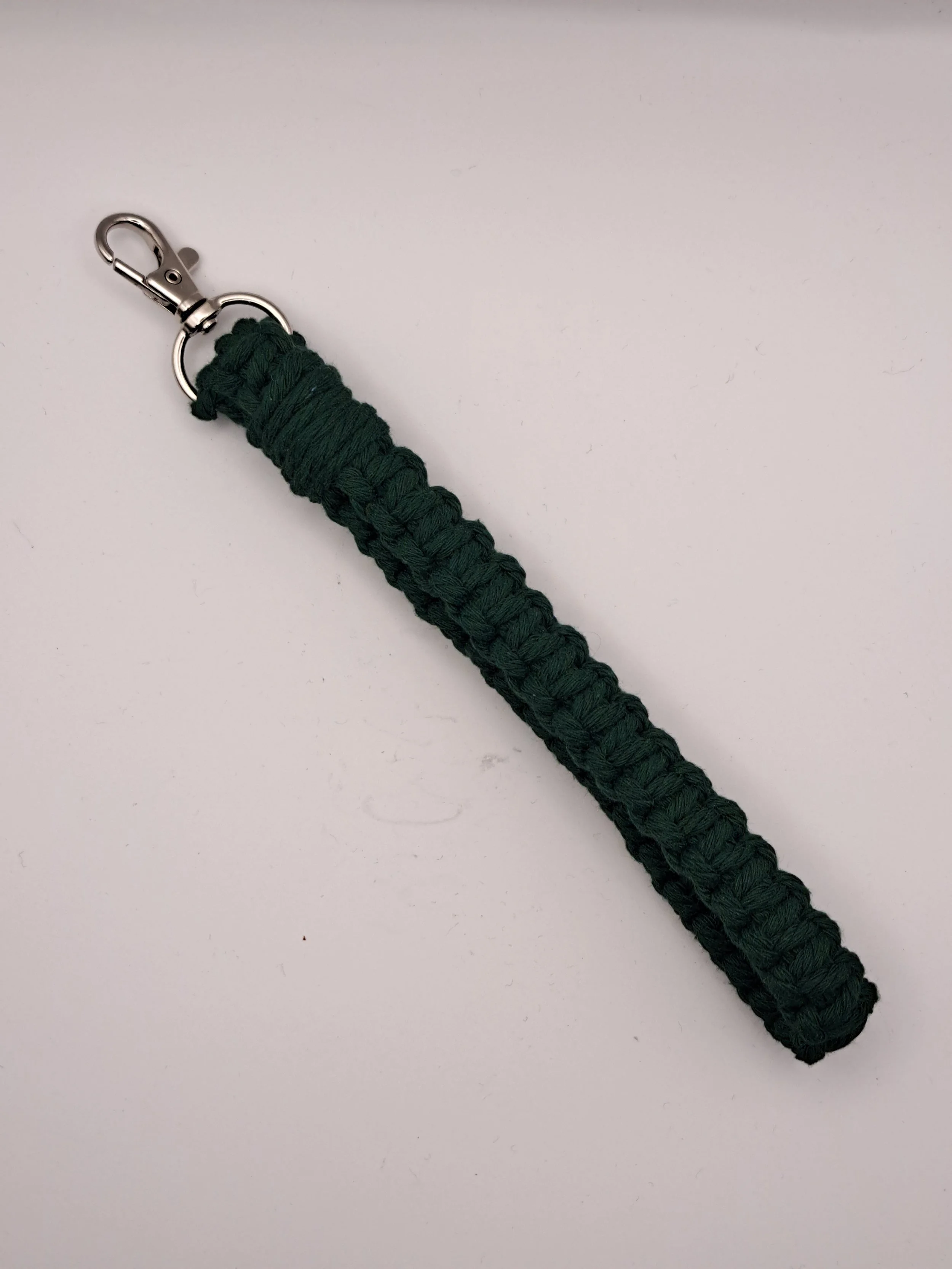 Dark green wristlet