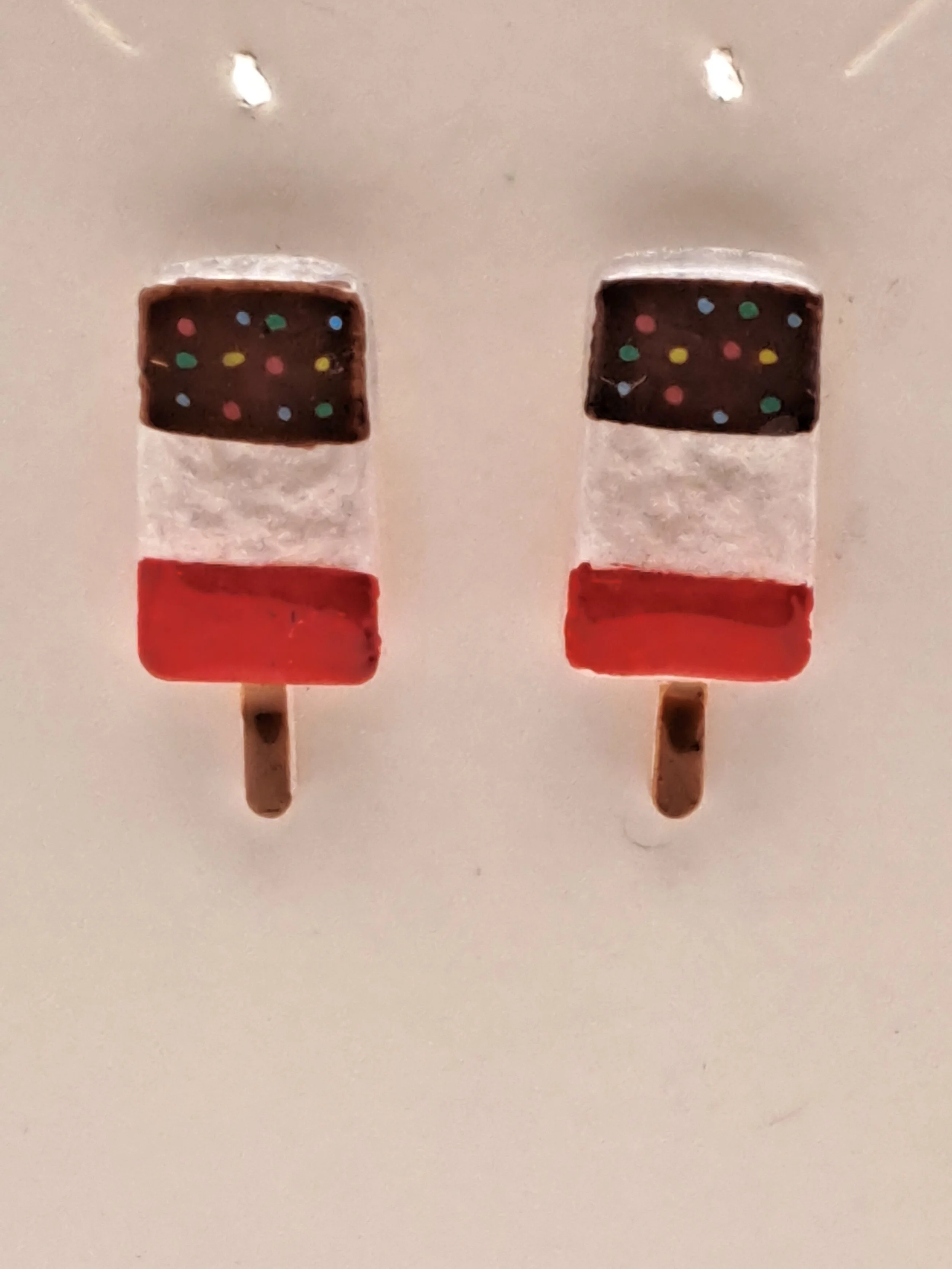 Playful Ice Lolly Stud Earrings