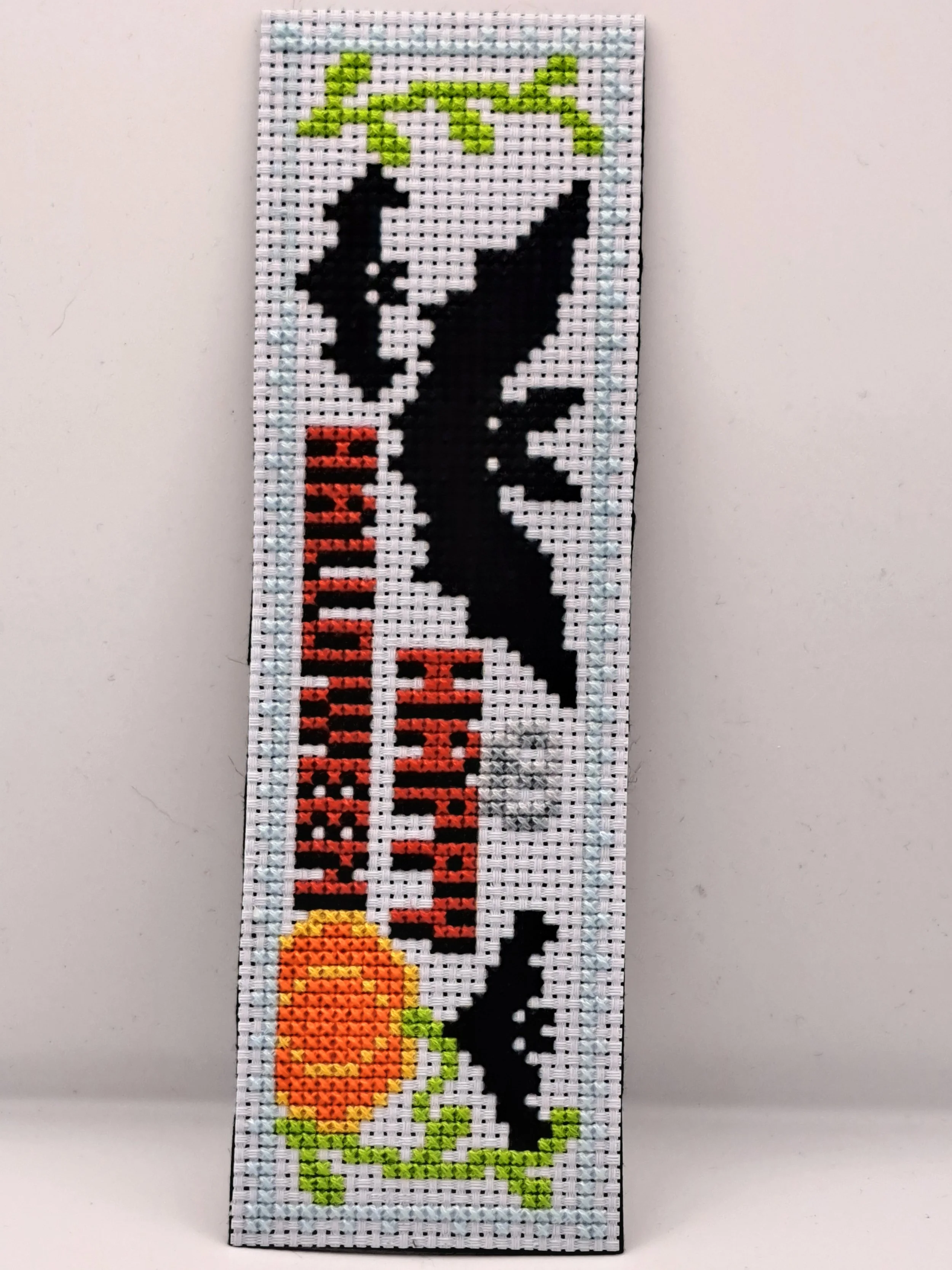 Halloween Bats Cross-Stitch Bookmark