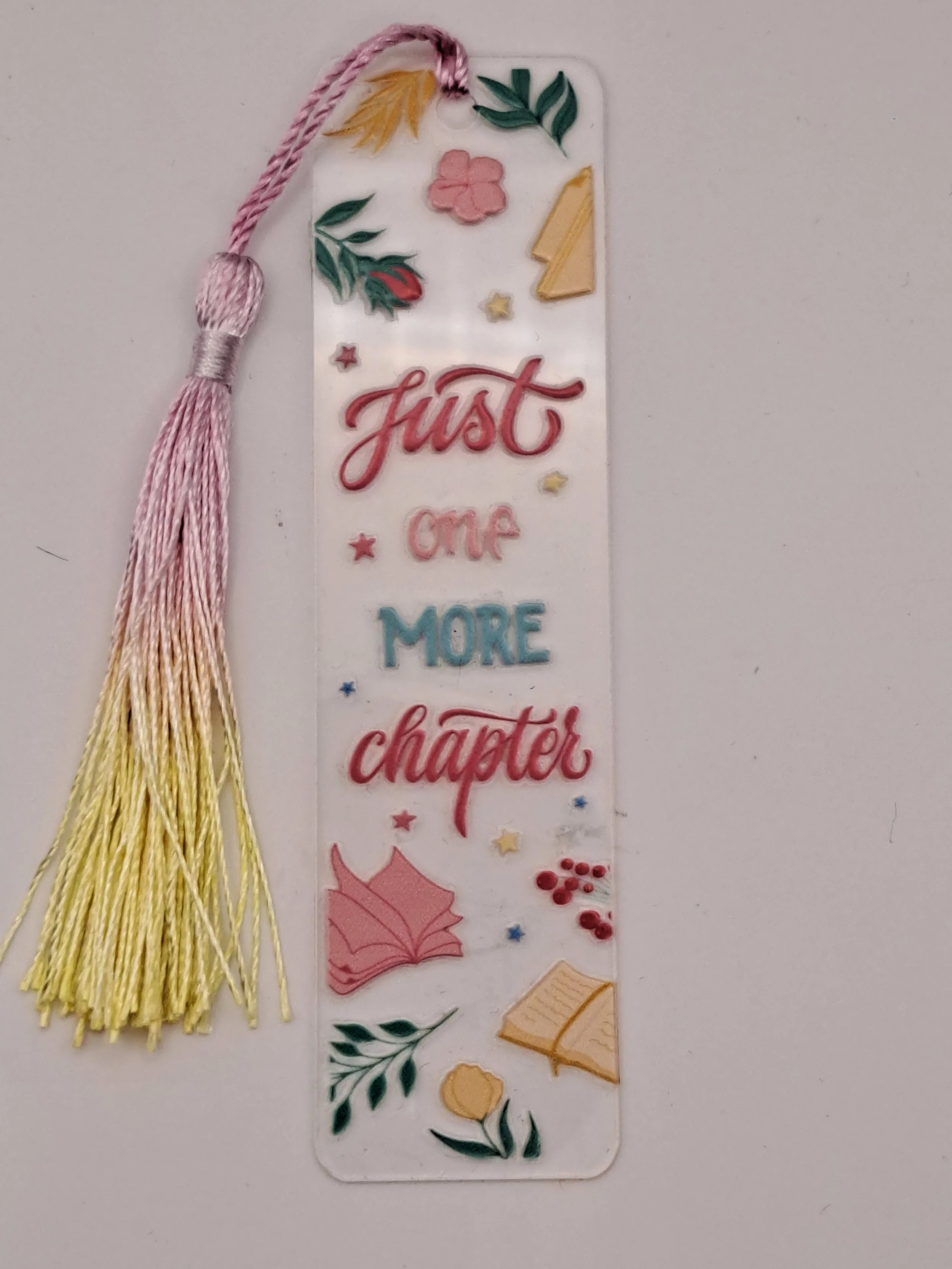 'Just One More Chapter' Bookmark