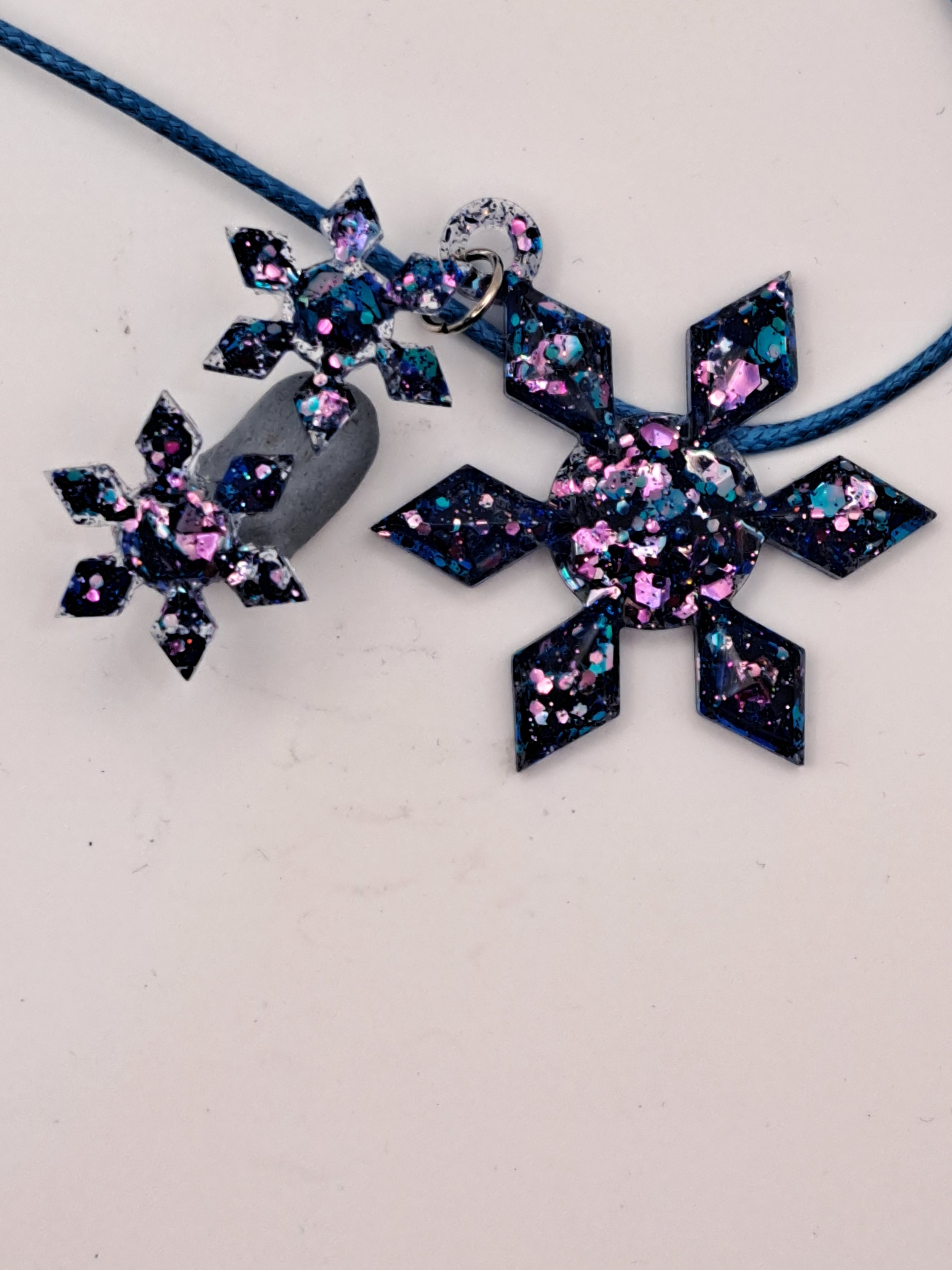 Winter Wonderland Snowflake Necklace & Earring Set