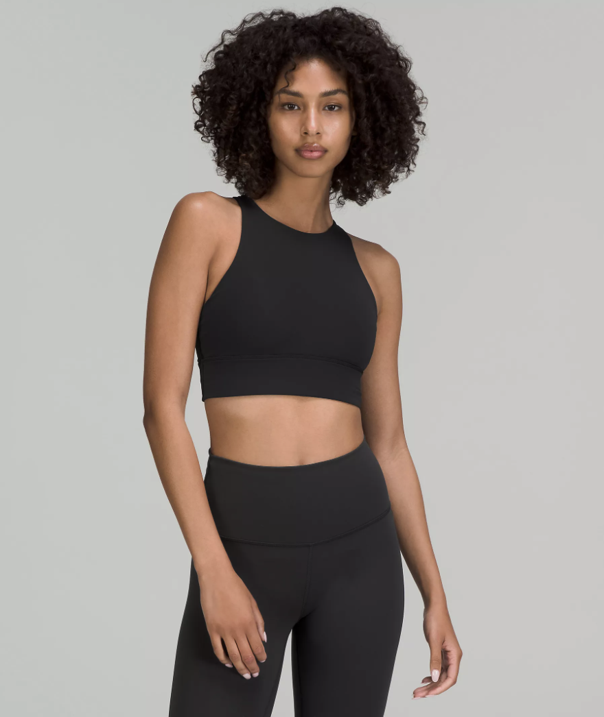 RISE x Lululemon Energy High-Neck Longline Tough Bra — RISE CYCLE