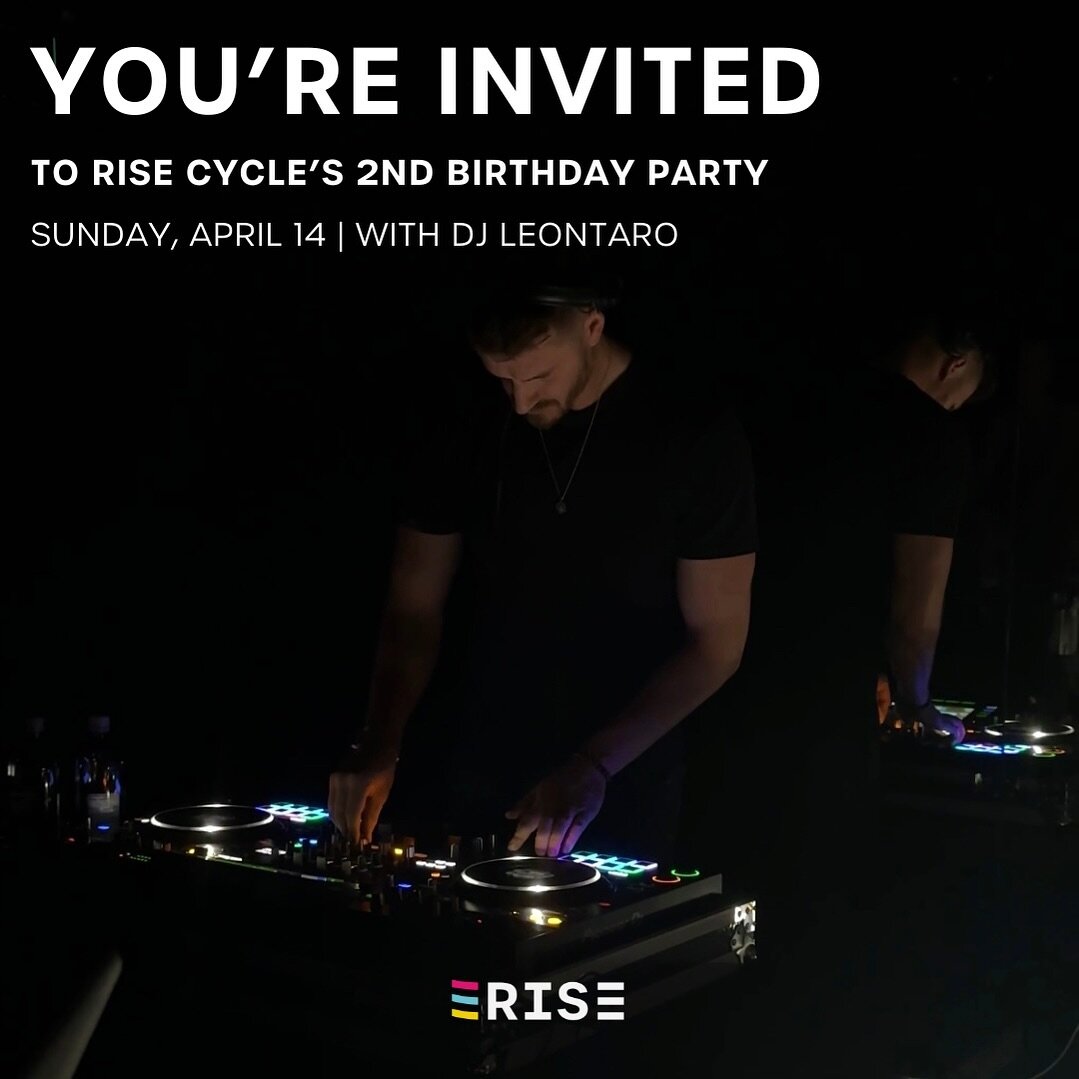 Get your party hats out and your woo&rsquo;s ready, because on April 14th we&rsquo;re celebrating our 2nd birthday with a morning of live DJ rides! 🎉 Our very own Rich Pilkington (aka @leontaromusic) will be mixing up some beats to spin to, and if y