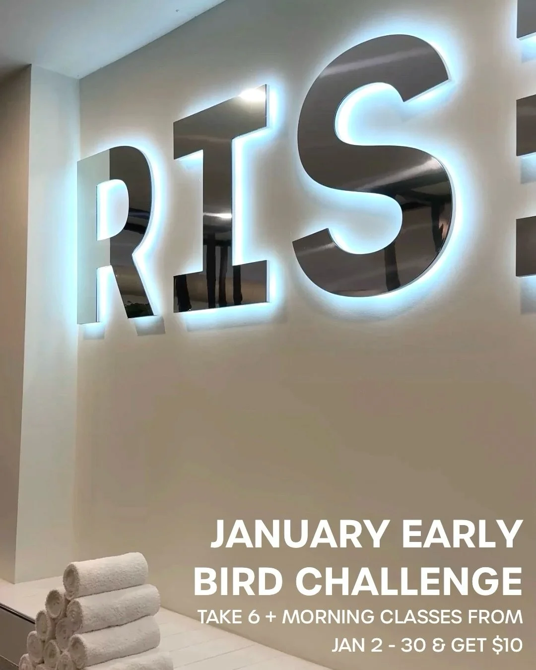 Early mornings just got a little brighter 🌅

Introducing our January Early Bird Challenge- take 6 or more morning classes between Jan 2&ndash;30 and earn a $10 credit on us. Consider this your sign to start the year strong 💪

⏰ January schedule upd