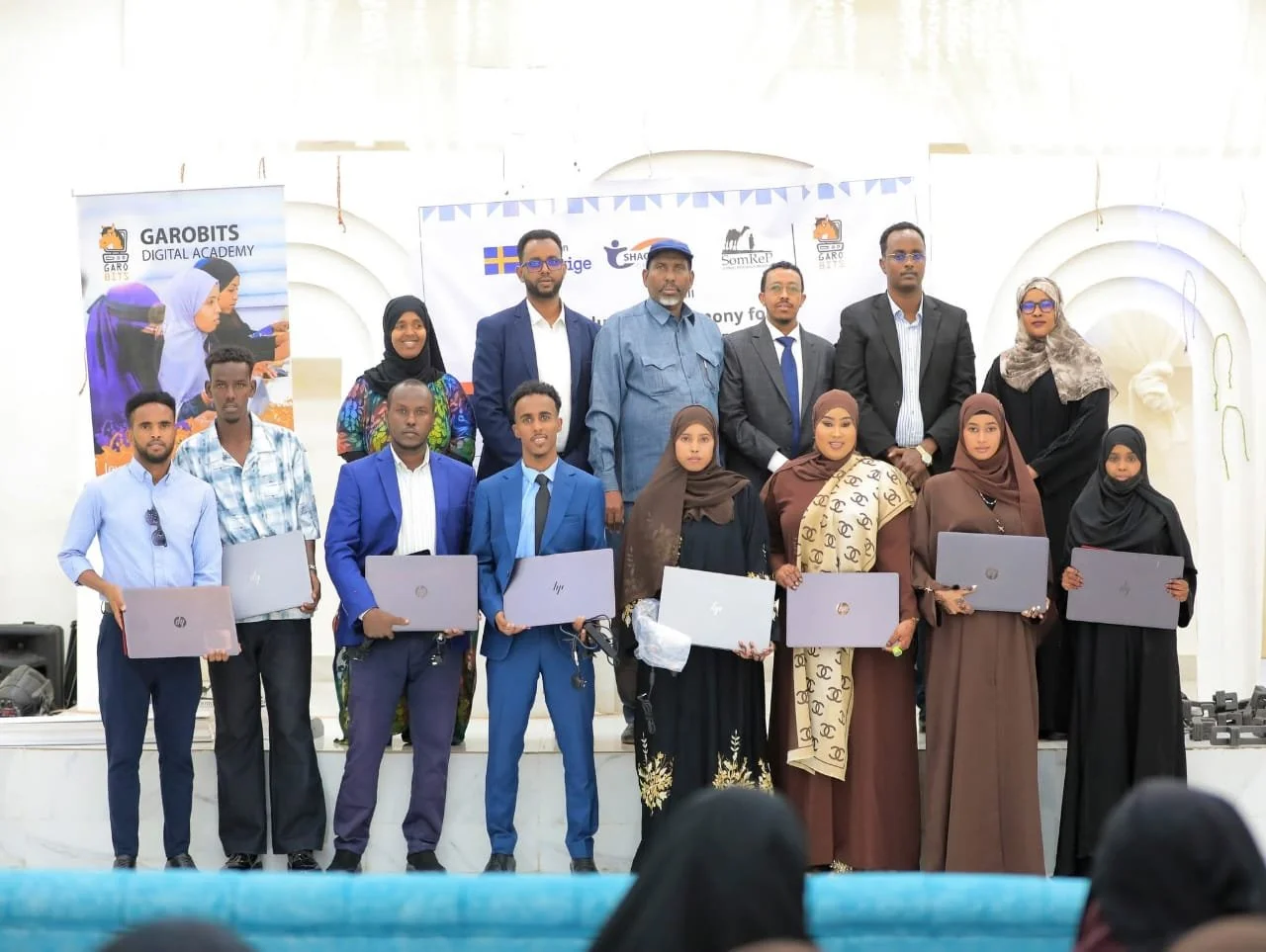 GAROBITS Digital Academy Graduates 40 Young Somalis Trained in Graphic Design and Video Editing