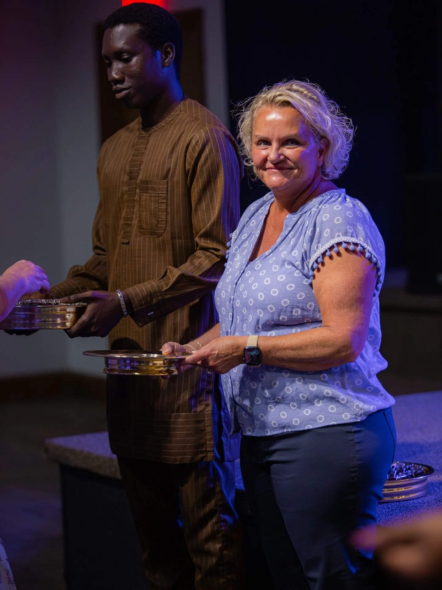 We had such a great service today. This Sunday we took communion, prayed over our DR missions team, dedicated a baby to Jesus, and worshiped the Lord. See you next week!!👋🤍