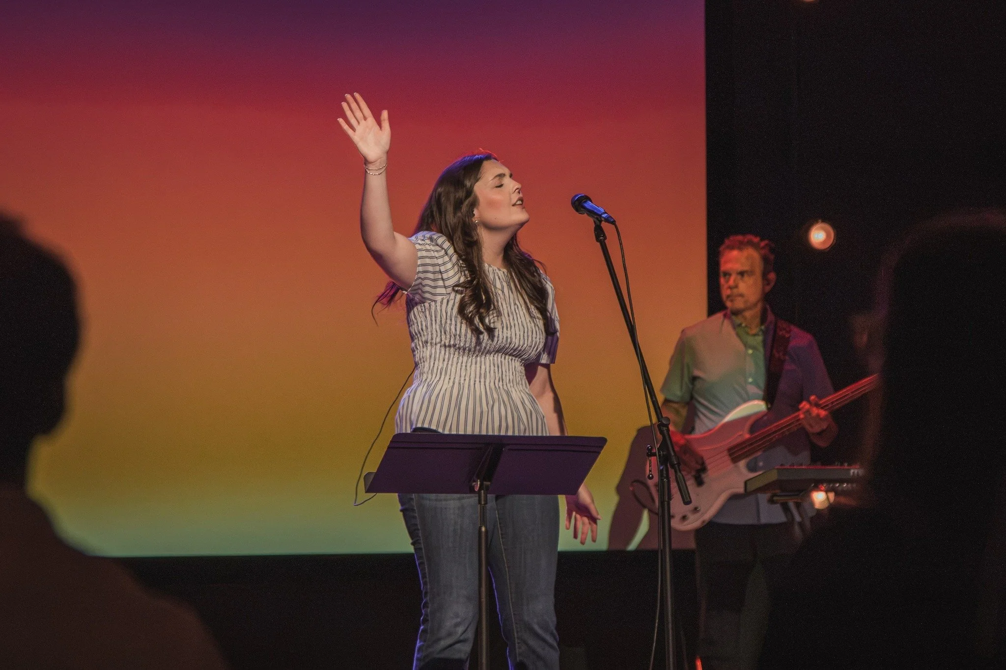 Come worship with us this Sunday! We'll save you a seat :) Join us at 9am + 11am 🙌🏼