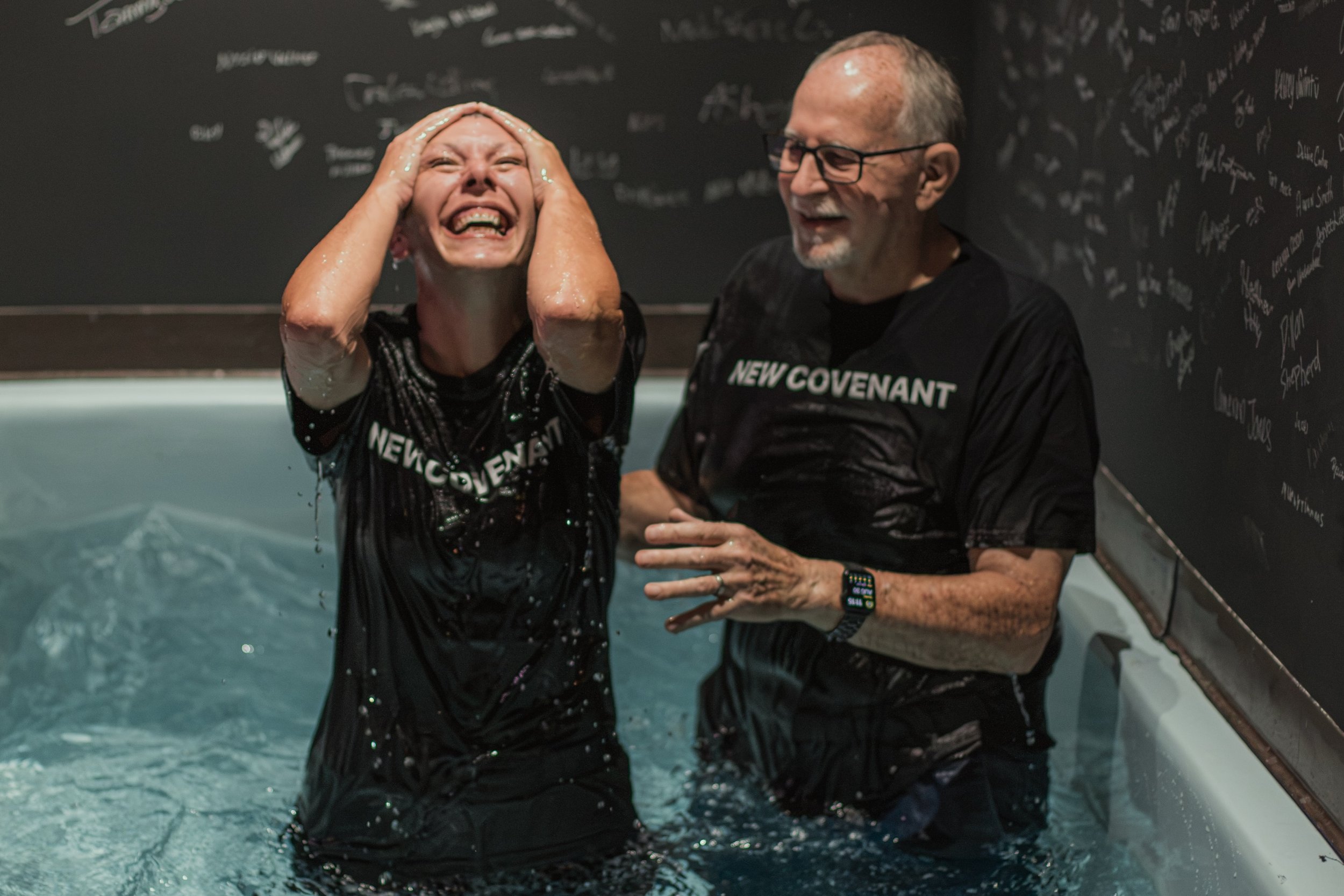 HALLELUJAH! WASHED IN THE WATER!