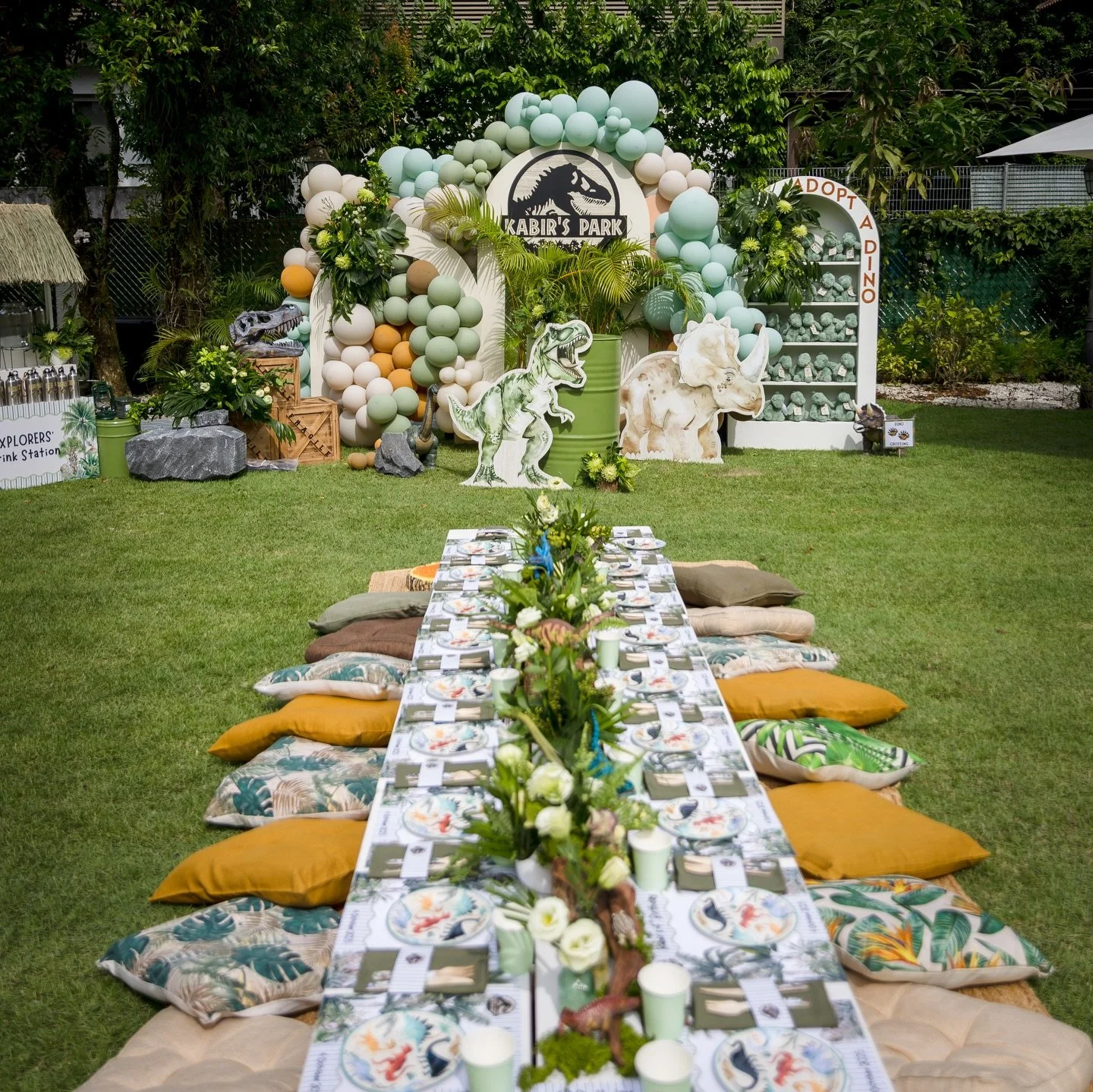 Designed to play, made to reimagine - a roar-some adventure! 🦕 

Welcome to Kabir&rsquo;s Park &ndash; where little explorers go on big adventures. From fossil digs to pasta-saurus feasts, this Jurassic-themed celebration was nothing short of dino-m