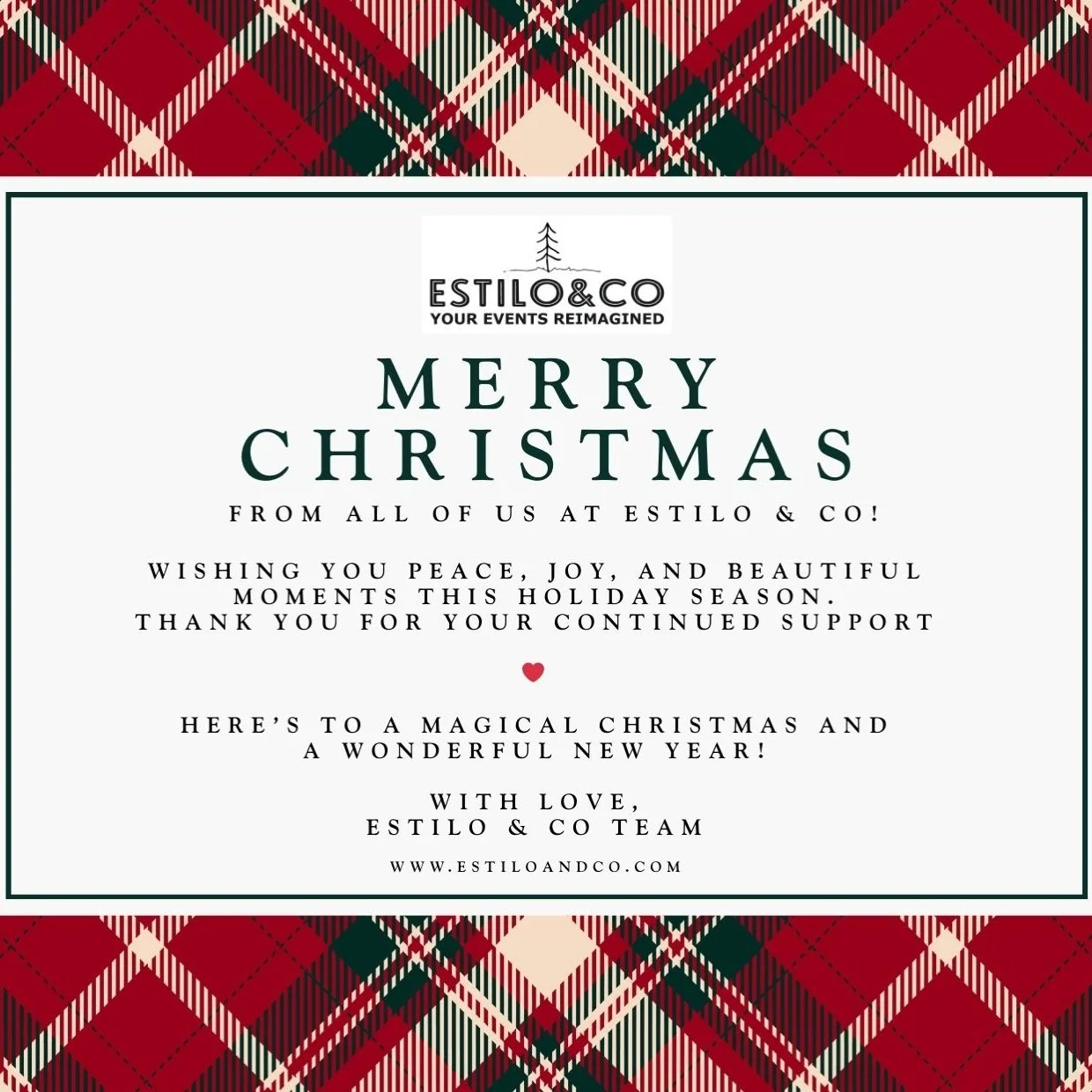 This festive season, we&rsquo;re filled with gratitude for every celebration we&rsquo;ve had the honour to design and every client who trusted us with their special moments. 

From intimate gatherings to grand occasions, thank you for being part of o