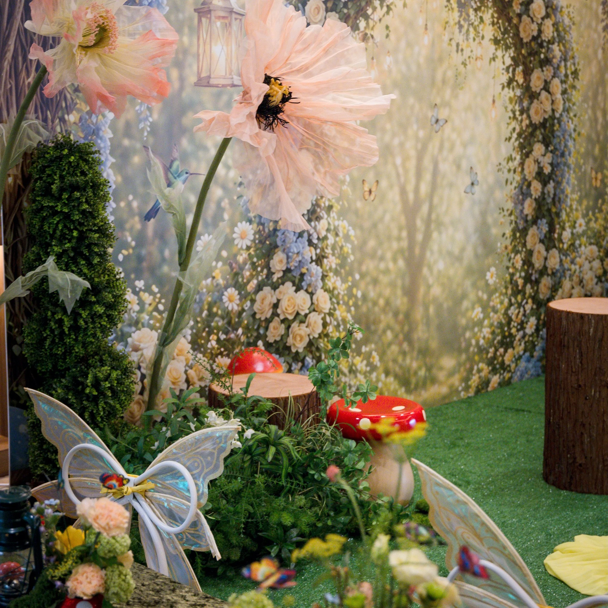 Your events reimagined. ✨🍄🧚&zwj;♀️

A little woodland magic, a sprinkle of fairy dust, and a tablescape straight out of a storybook.

From lush moss textures and whimsical mushrooms to delicate butterflies and enchanted florals, every detail was th