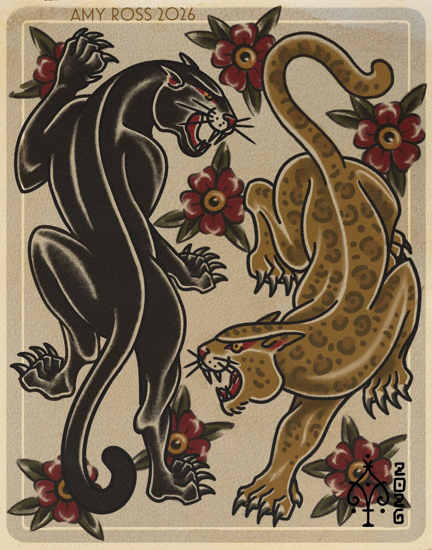 🐈New Flash🐈&zwj;⬛

Let&rsquo;s do some big cats this summer!

Would love to tattoo any of these designs! Booking for June and July @remembermeavl 
-
color or black and grey
🐆🐆🐆🐆🐆🐆🐆
All designs are available forever, repeatable and customizab