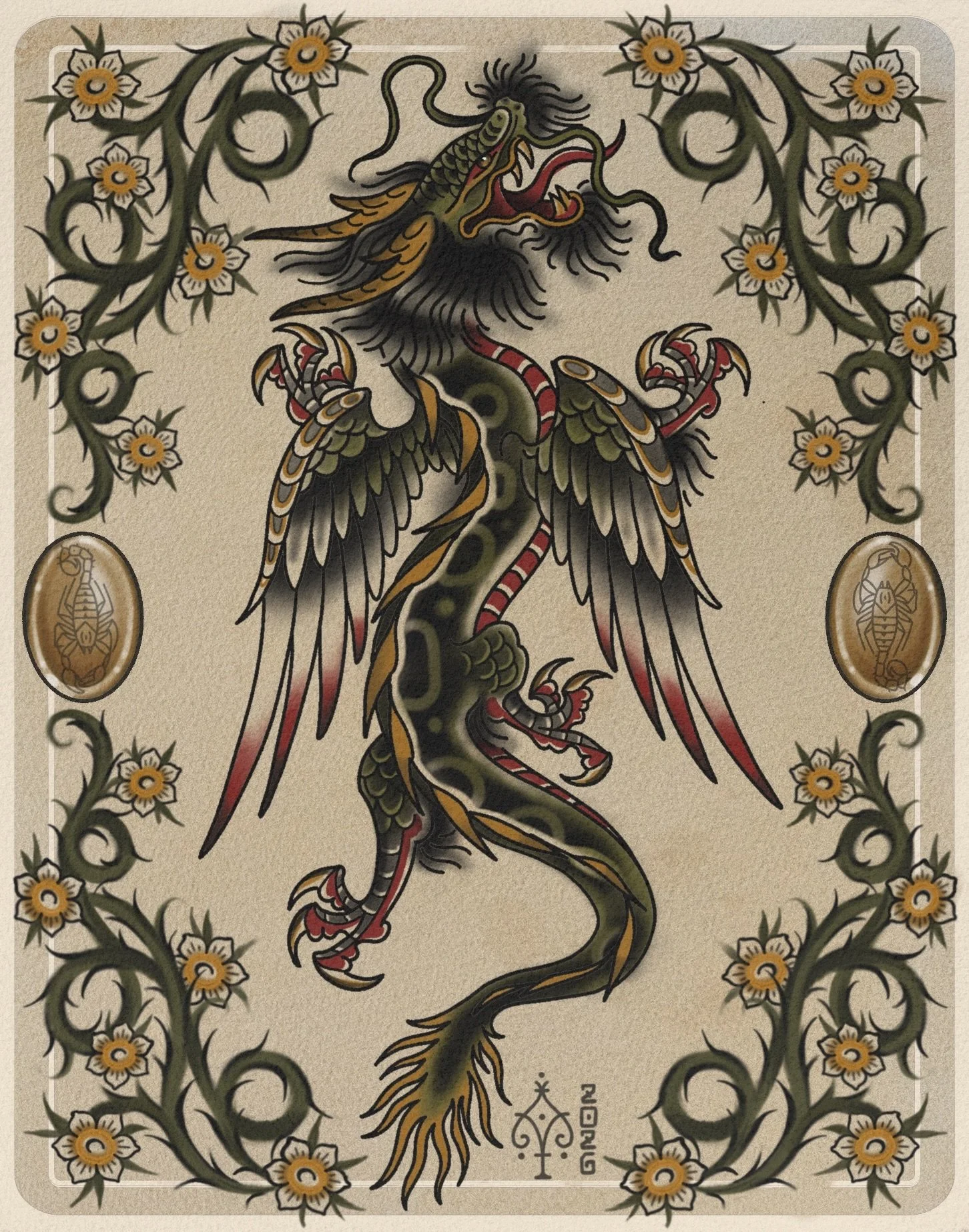 ▪️&hearts;️NEW FLASH&hearts;️▪️

&mdash; this dragon design is now available to be tattooed. Black and grey or color, big or small! Send me a message for pricing.

Booking June and July @remembermeavl 
.
.
.
 🌙🌝🌙🌝🌙🌝🌙🌝🌙🌝🌙🌝
All designs are 