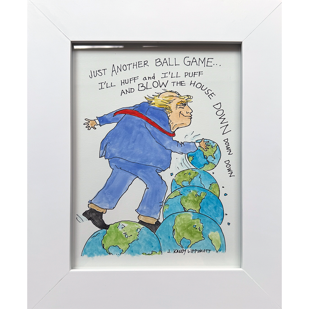 Trump Dribbles the Earth