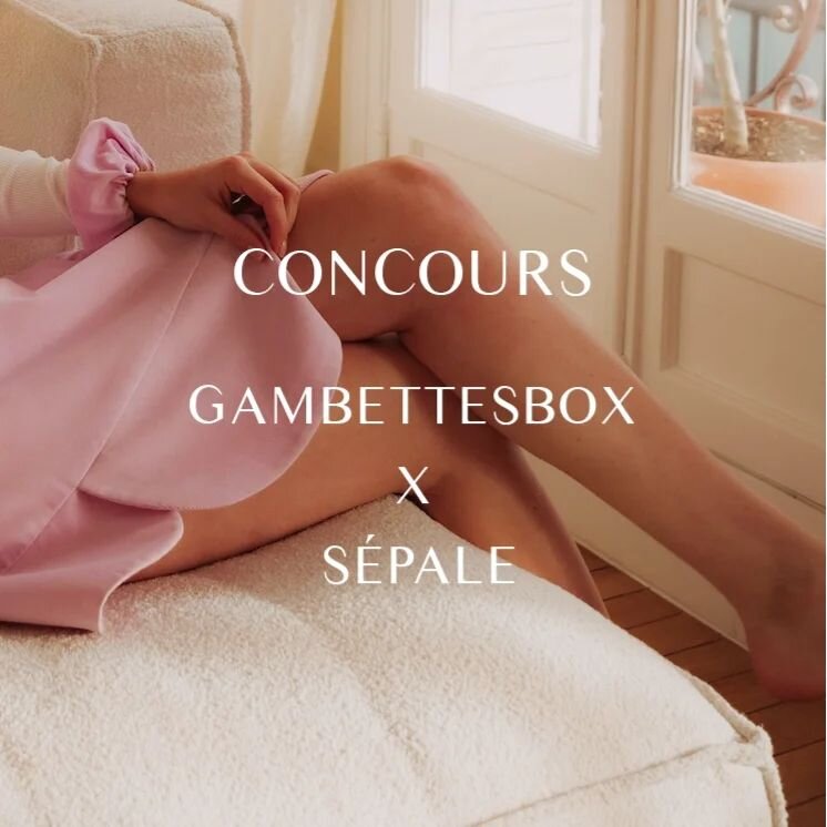 ✨️CONCOURS✨️
♡ @gambettesbox X @sepaleparis 

Pour ce mois de grandes f&ecirc;tes de fin d'ann&eacute;e, nous avons d&eacute;cid&eacute; de vous g&acirc;ter avec un joli concours pour vos jolies gambettes! Avec @gambettesbox nous avons d&eacute;cid&e