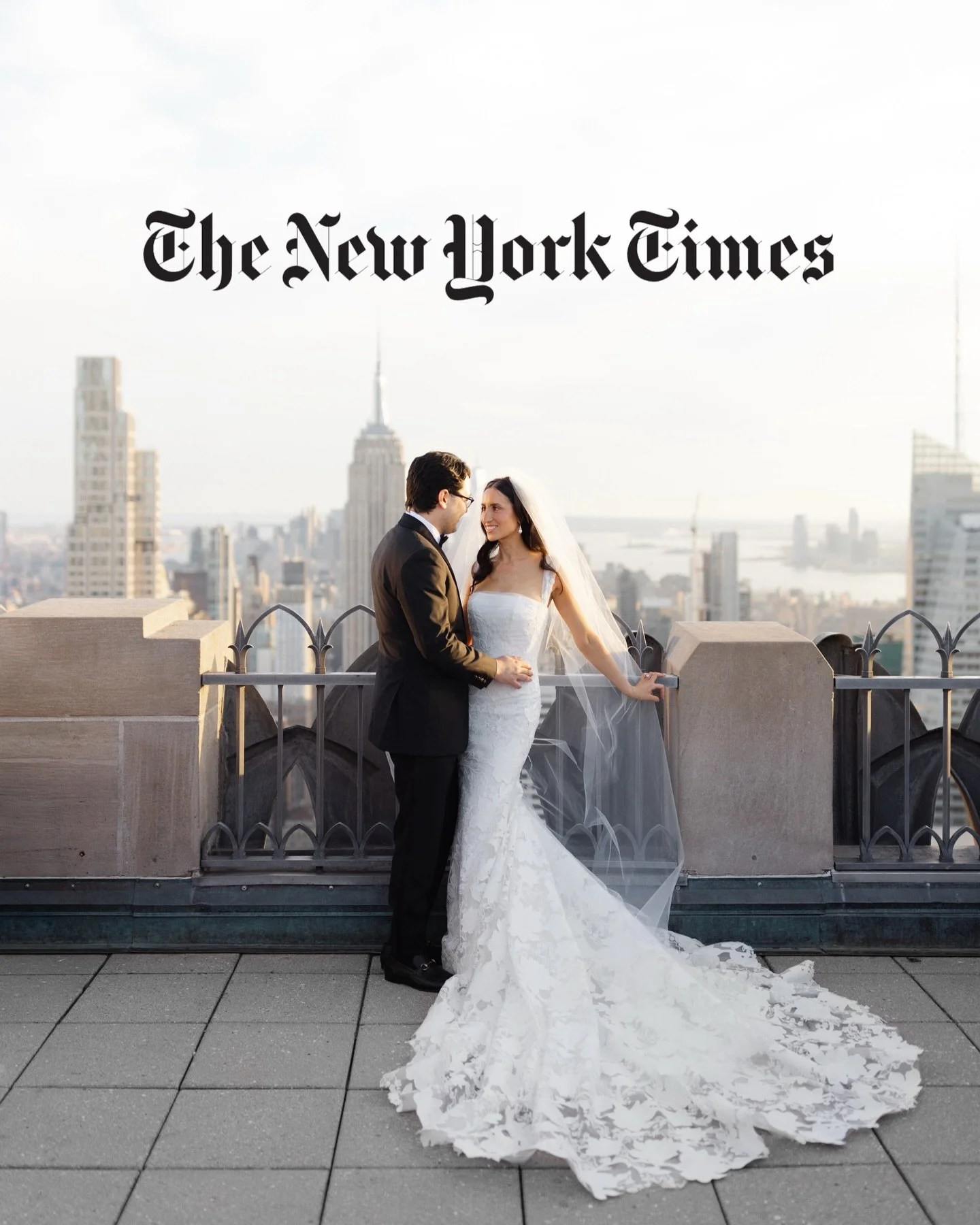 Honored to see Dana and Cristian&rsquo;s wedding featured in The New York Times. A day filled with so much heart, beautifully planned by @fyparties Sara Greenberg. Grateful to Donna Kim @donnakimnyc for bringing their story to life in such a meaningf