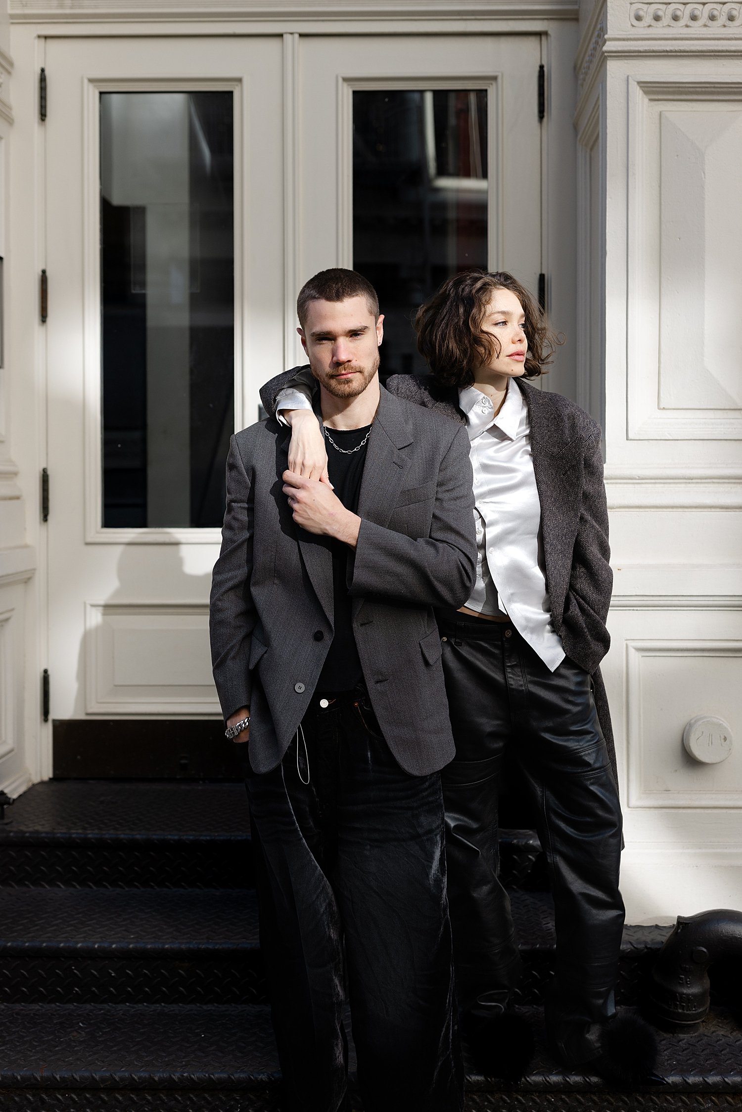 Chic NYC couples session _ Soho Portrait photographer_7547.jpg