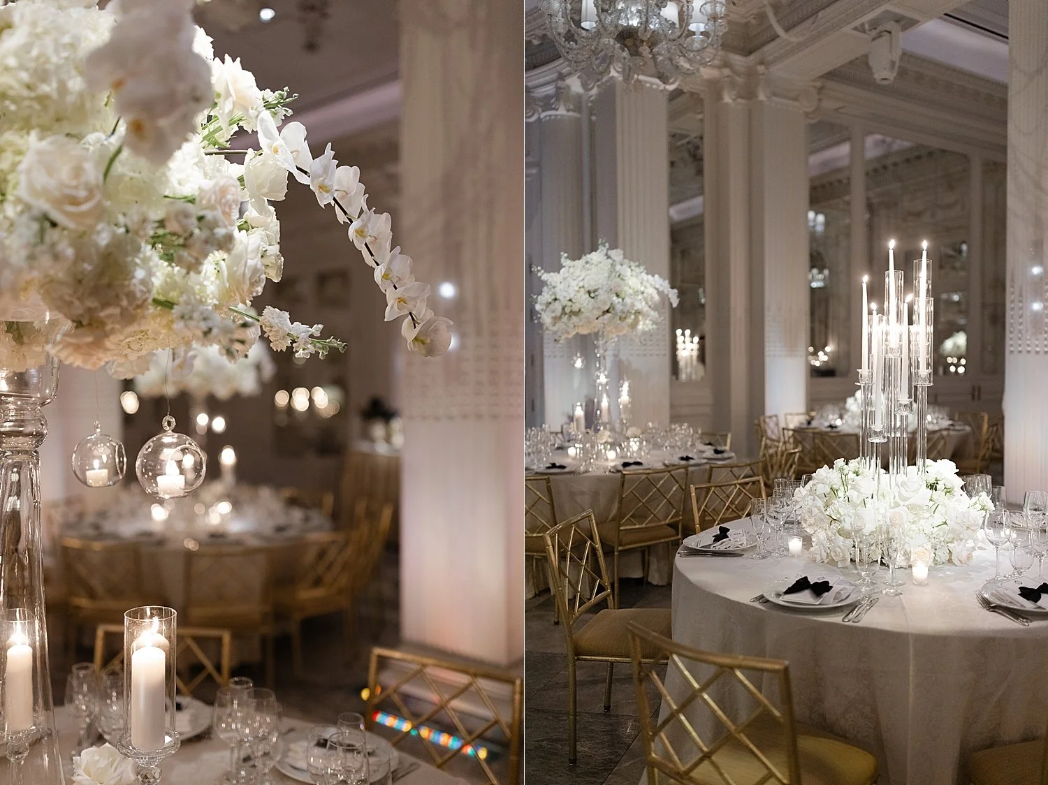  Elegant wedding reception in Pierre Hotel  