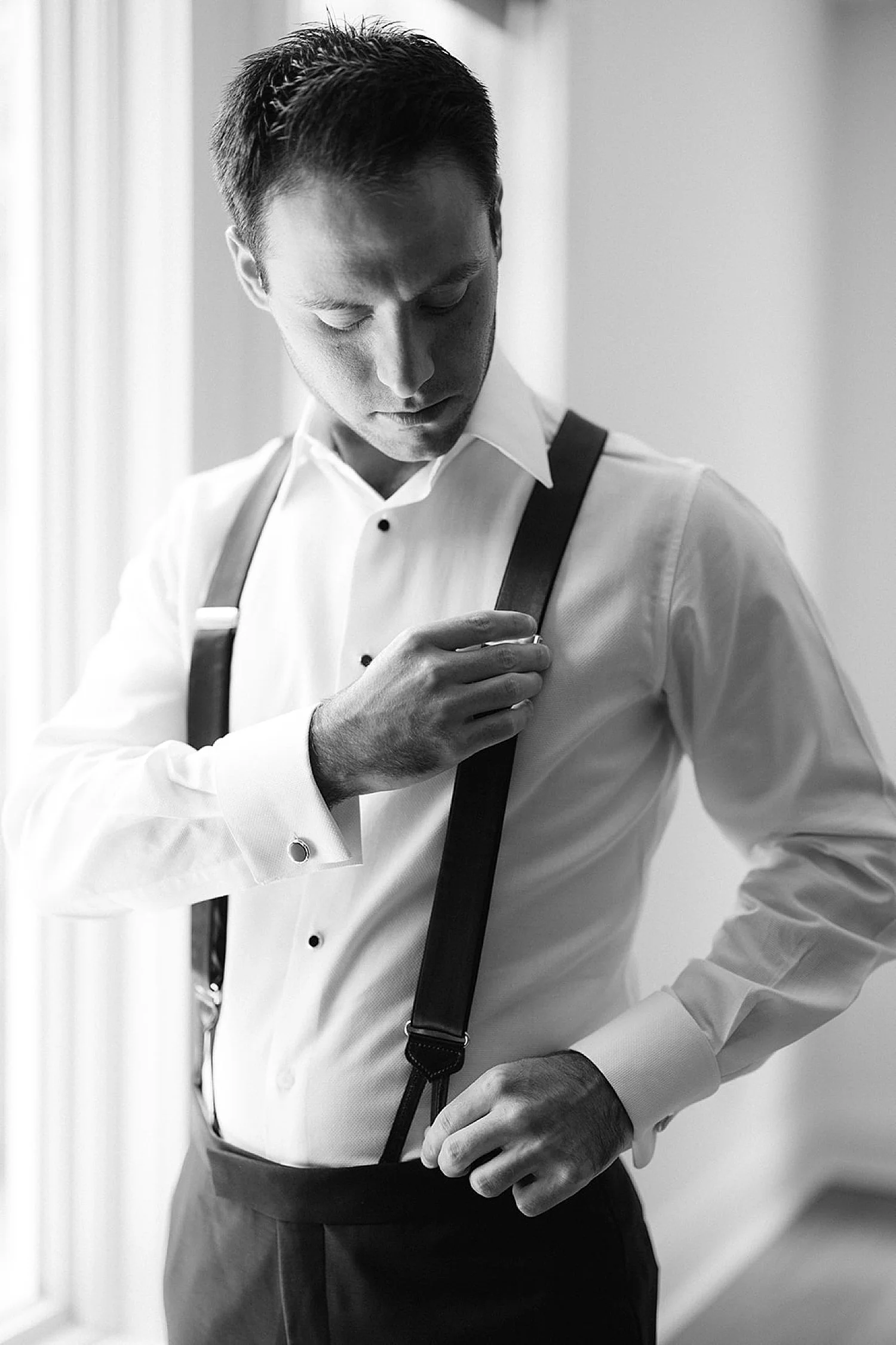  groom getting ready  