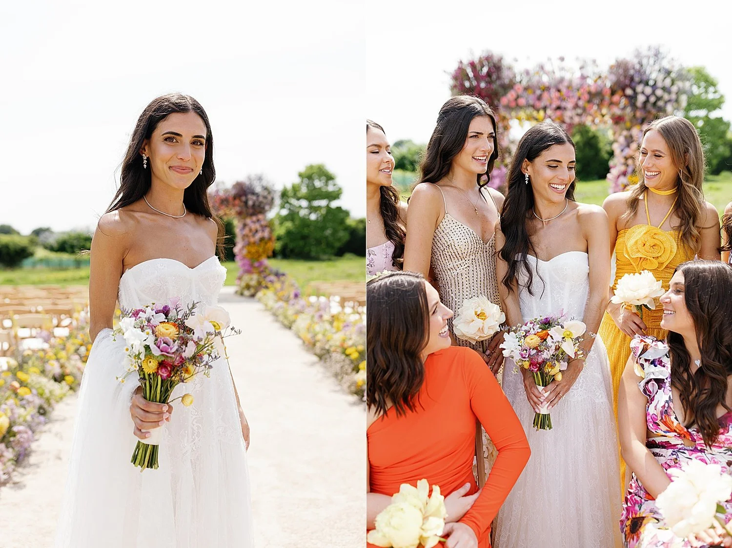 The girls on the morning of Parrish Art Museum Wedding 