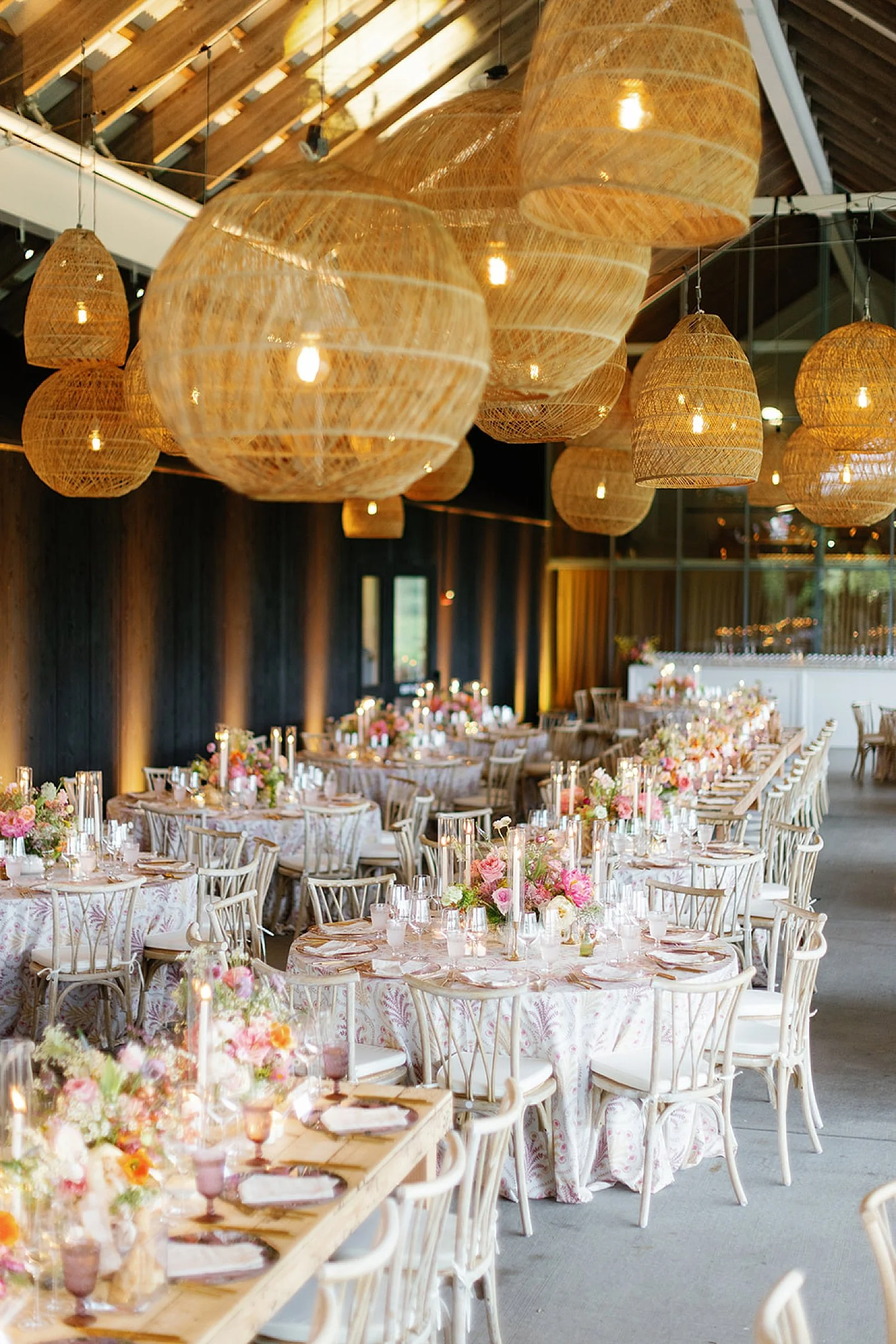  summer wedding reception at Parrish Art Museum in The Hamptons 