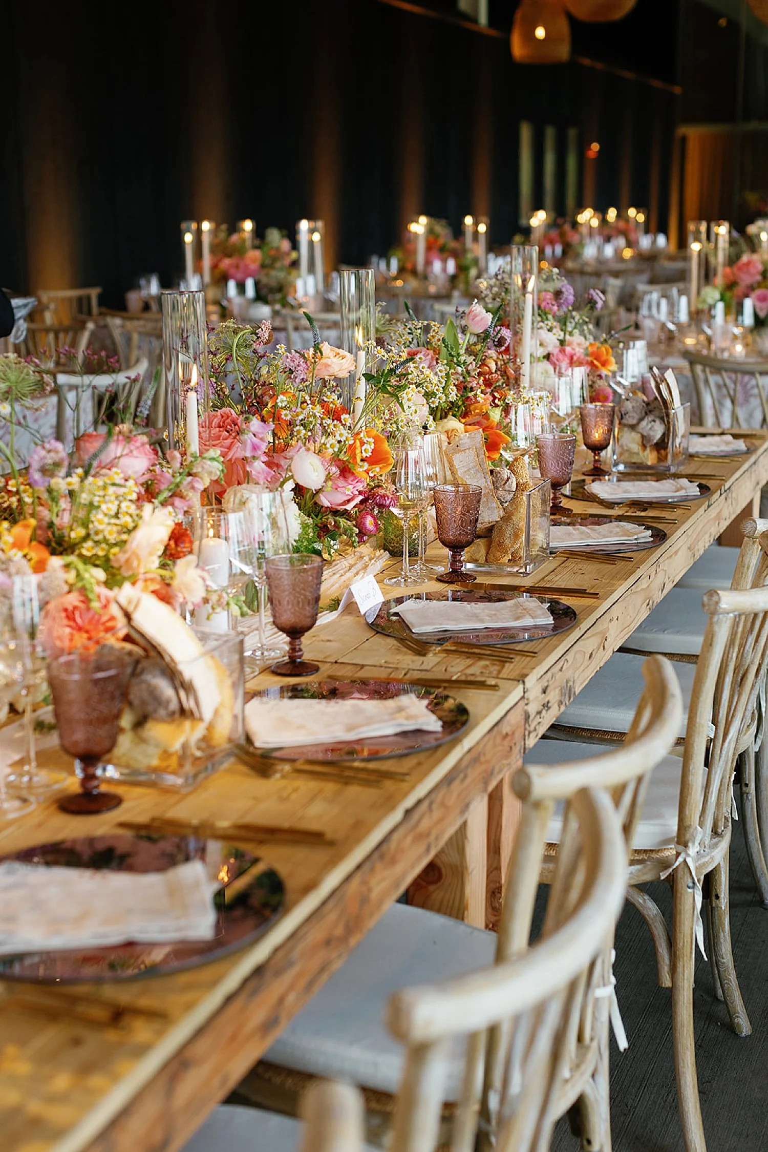  tablescape inspiration from Luxury summer wedding in the Hamptons at Parrish Art Museum  