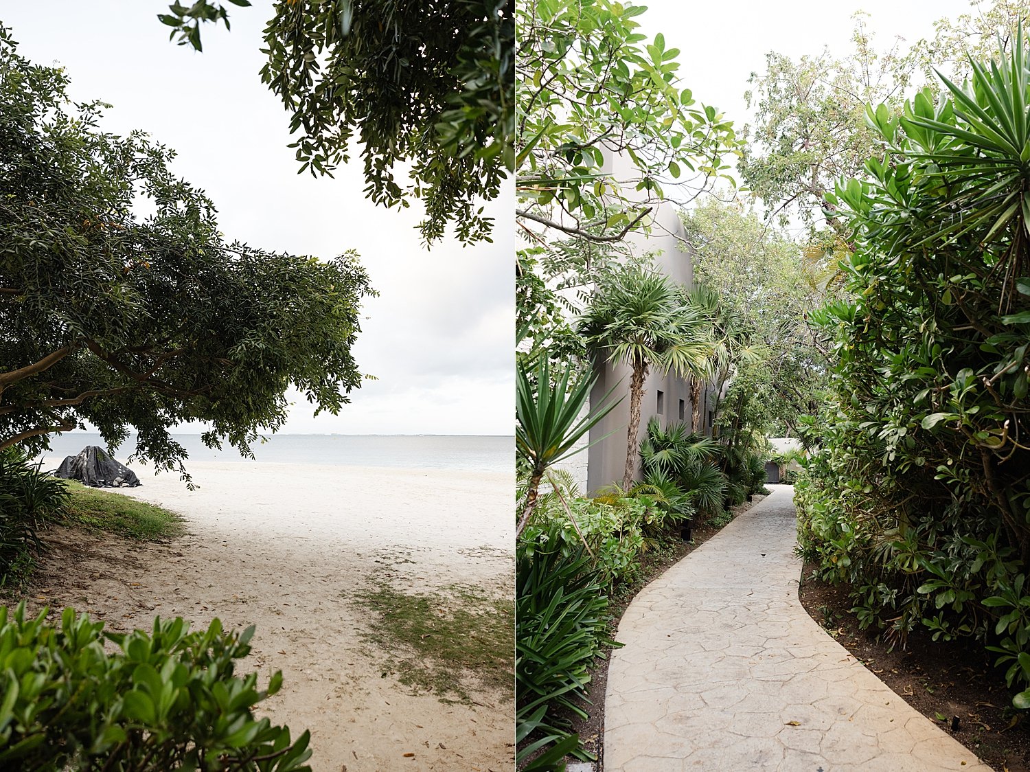  path to beach at NIZUC Resort in Mexico 