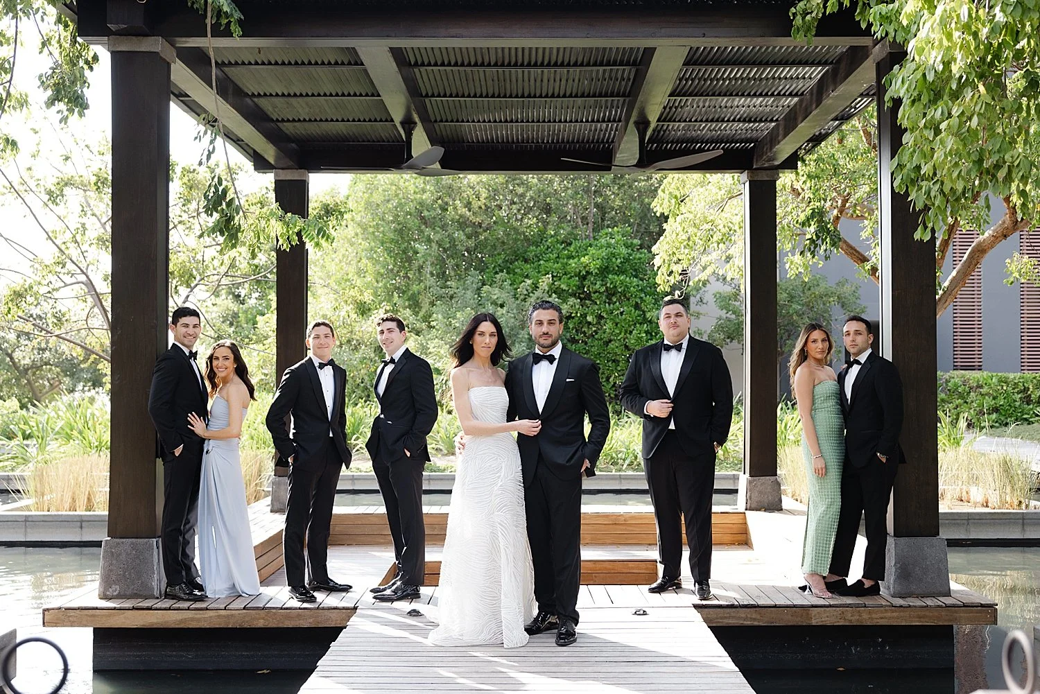  wedding party photos from Luxury Destination Wedding at NIZUC Resort in Mexico 